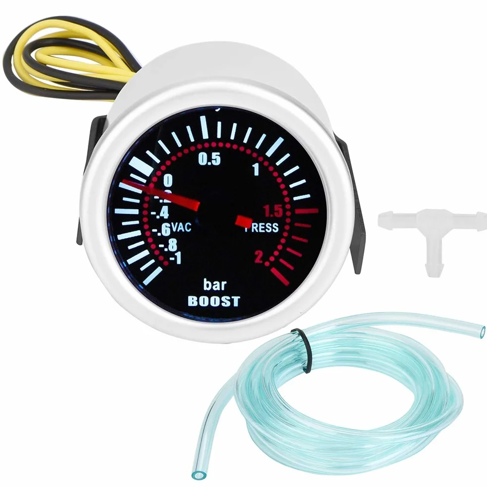 LED Digital Turbo Boost PSI Gauge Meter Car Universal 12V