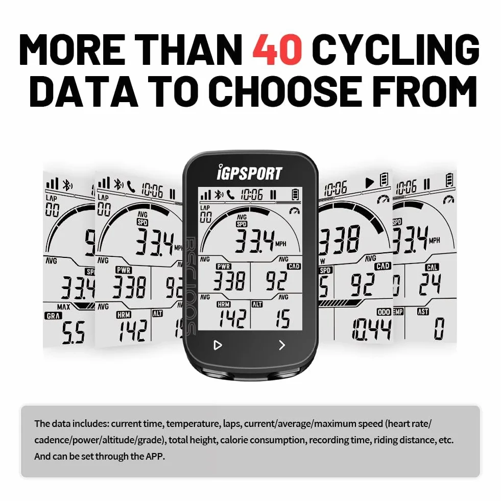 iGPSPORT BSC100S Ciclocomputer GPS ANT+ Senza fili Impermeabile