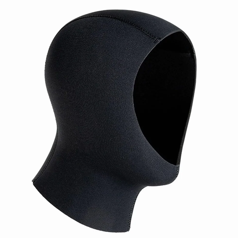 Cappuccio in Neoprene 3 mm 5 mm per Immersioni Subacquee Snorkeling Surf Nuoto L/XL Nero
