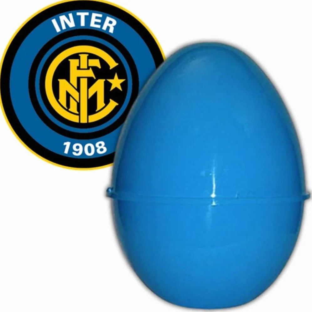 Inter Super Pasqualone Sorpresone Uovo di Pasqua Contenitore con Gadget