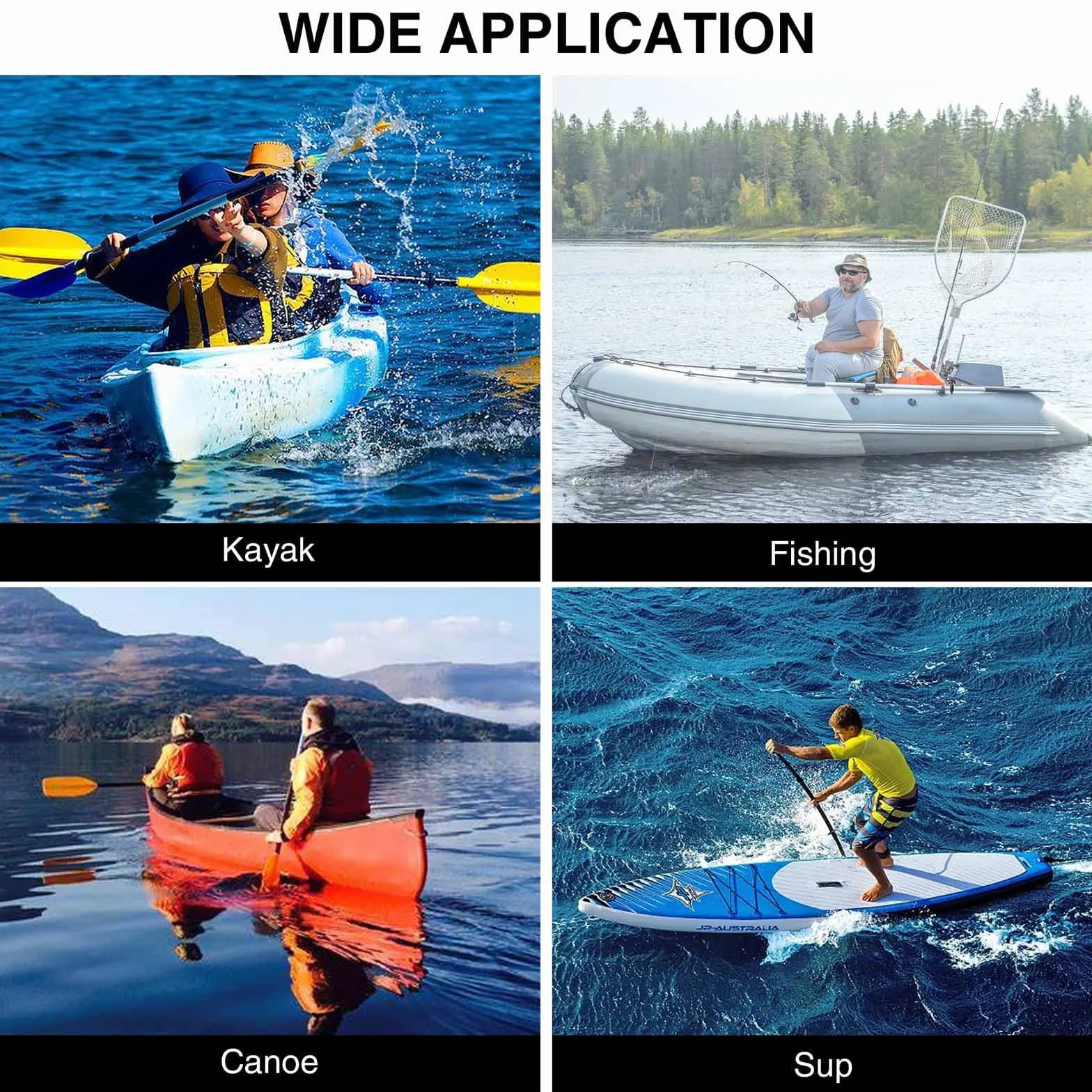 Anelli di gomma antigoccia per kayak, canoe, pagaie, barche d'acqua, paddle, connettori
