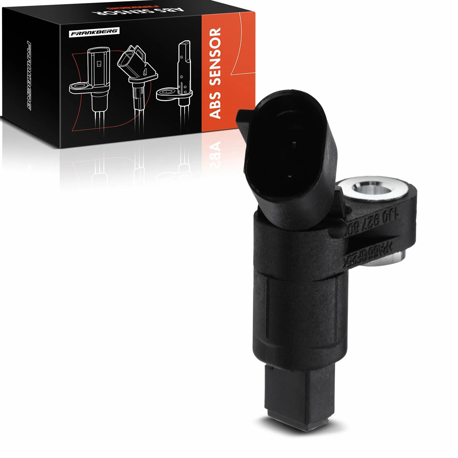 Frankberg Sensore Velocità Ruota Sensore ABS Anteriore sinistro per 1J II 9K9 Cado 53I Golf III 1H1 Golf IV 1J1 Golf V 1K1 Polo 6N 1988-2013 1J0927803