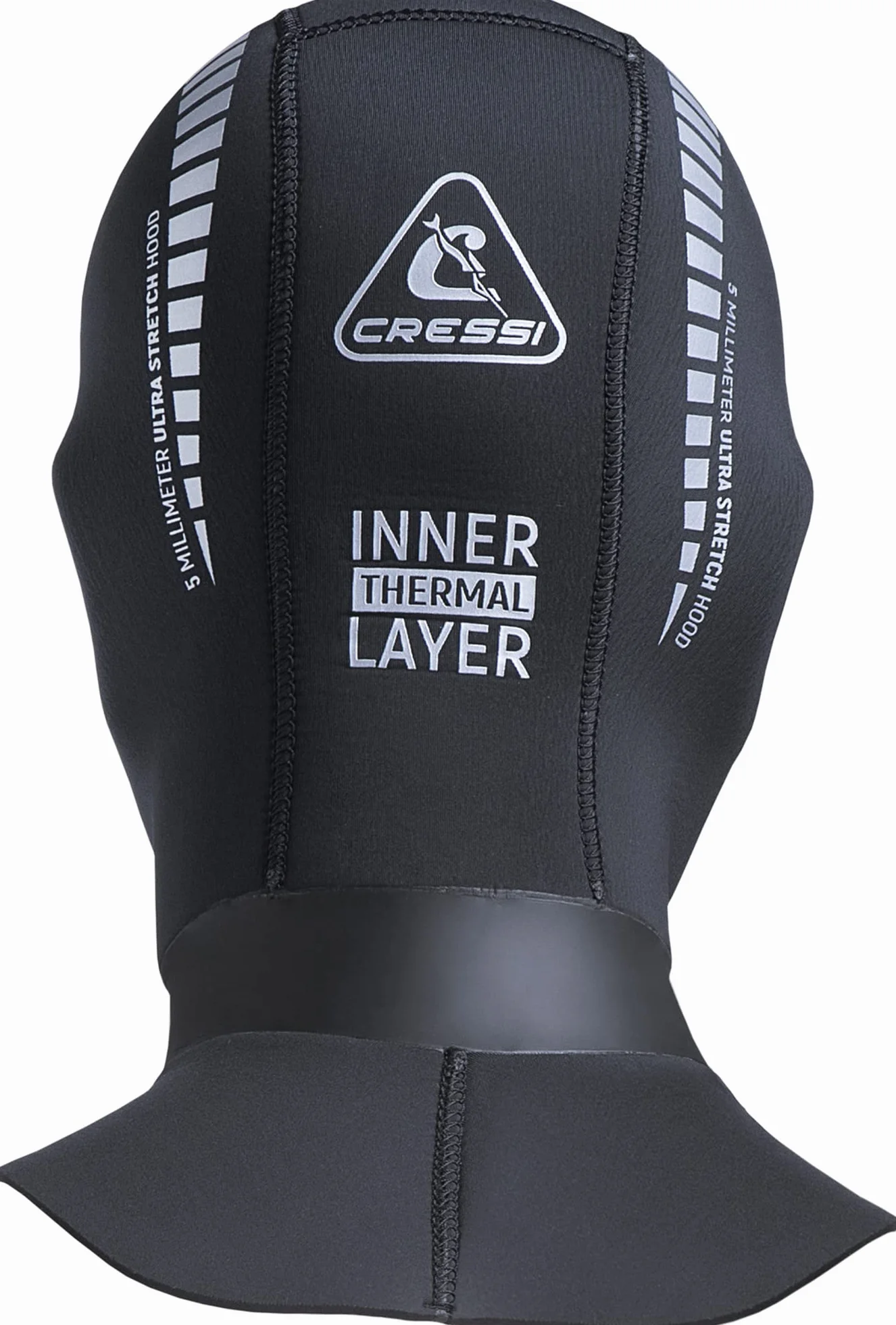 Cressi Orust Unisex Hood 5mm Neoprene Cappuccio Mute per Immersioni Snorkeling Nuoto Sport Acquatici Nero