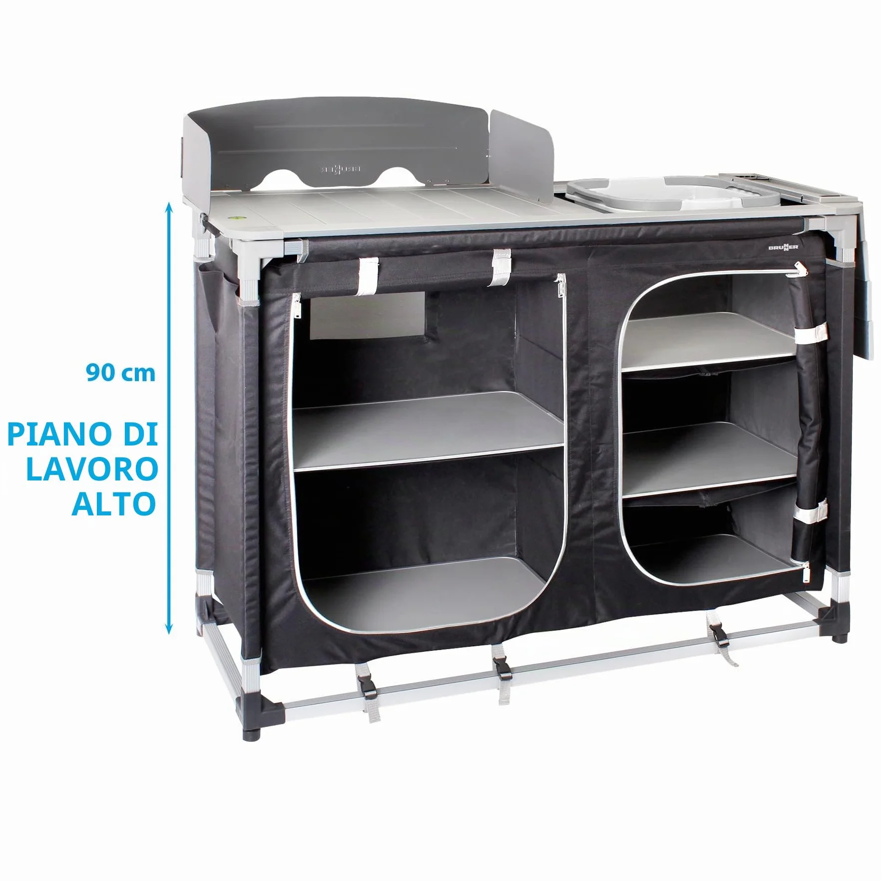 BRUNNER Armadio da Campeggio Azabache CTW Square HWT