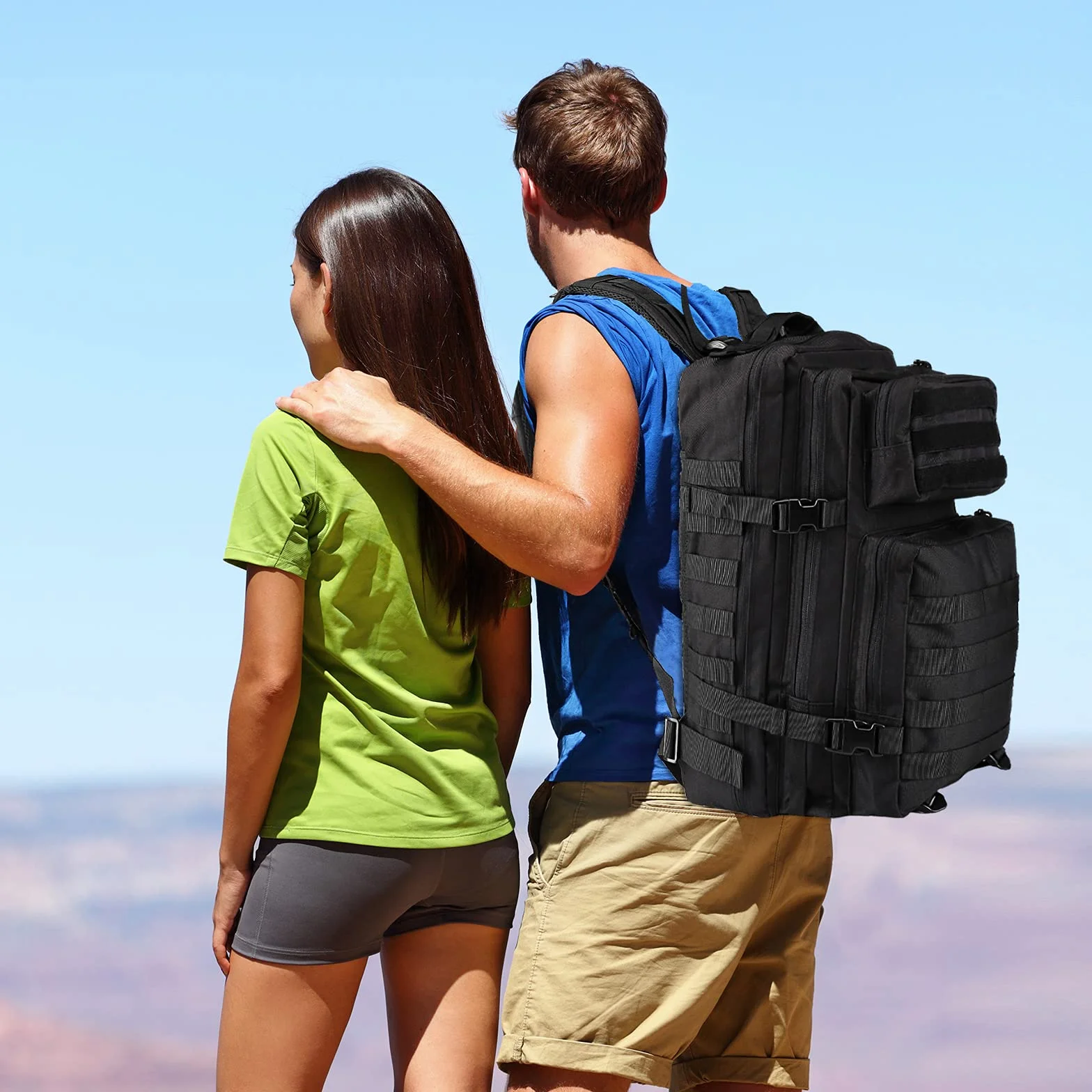 Oreunik Zaino Militare Tattico 45L Impermeabile Grande Viaggio Assalto Scuola