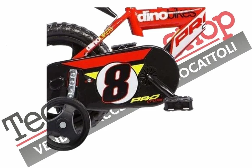 Bicicletta Dino Bikes Pro Cross Serie 23 per Bambino 12"-16" Taglia