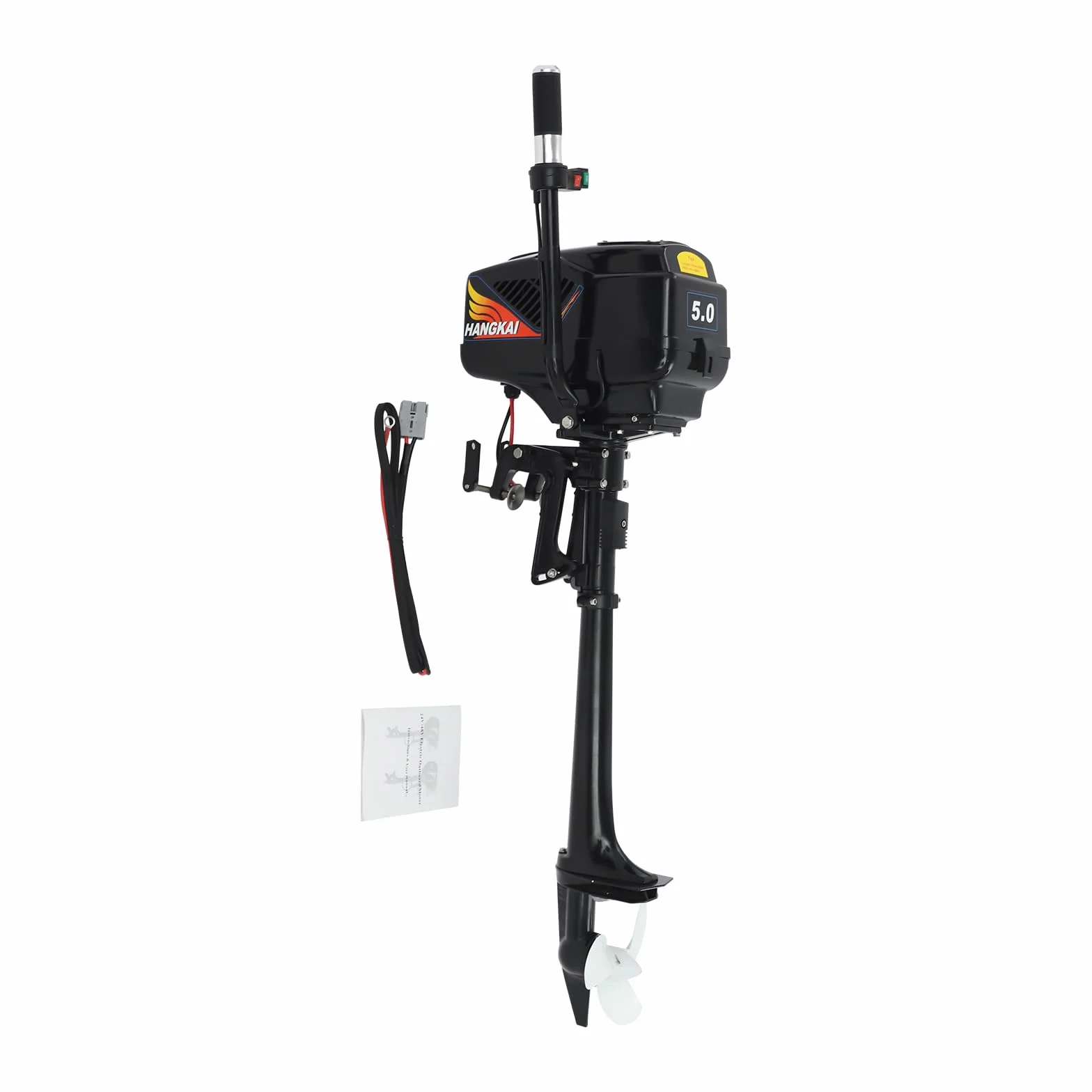 Motore elettrico silenzioso per barche fuoribordo 1200 W 48 V senza spazzole 800 kg albero corto