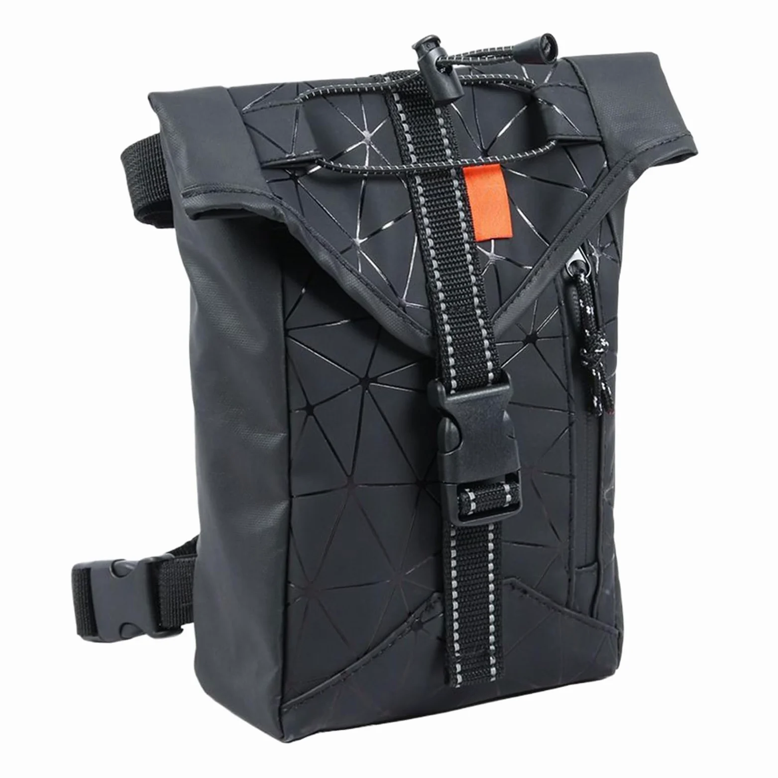 Marsupio impermeabile da 2 l, regolabile, riflettente, per ciclismo, pesca, caccia, corsa, viaggi, attività all'aperto, attrezzatura da festival per sport d'avventura