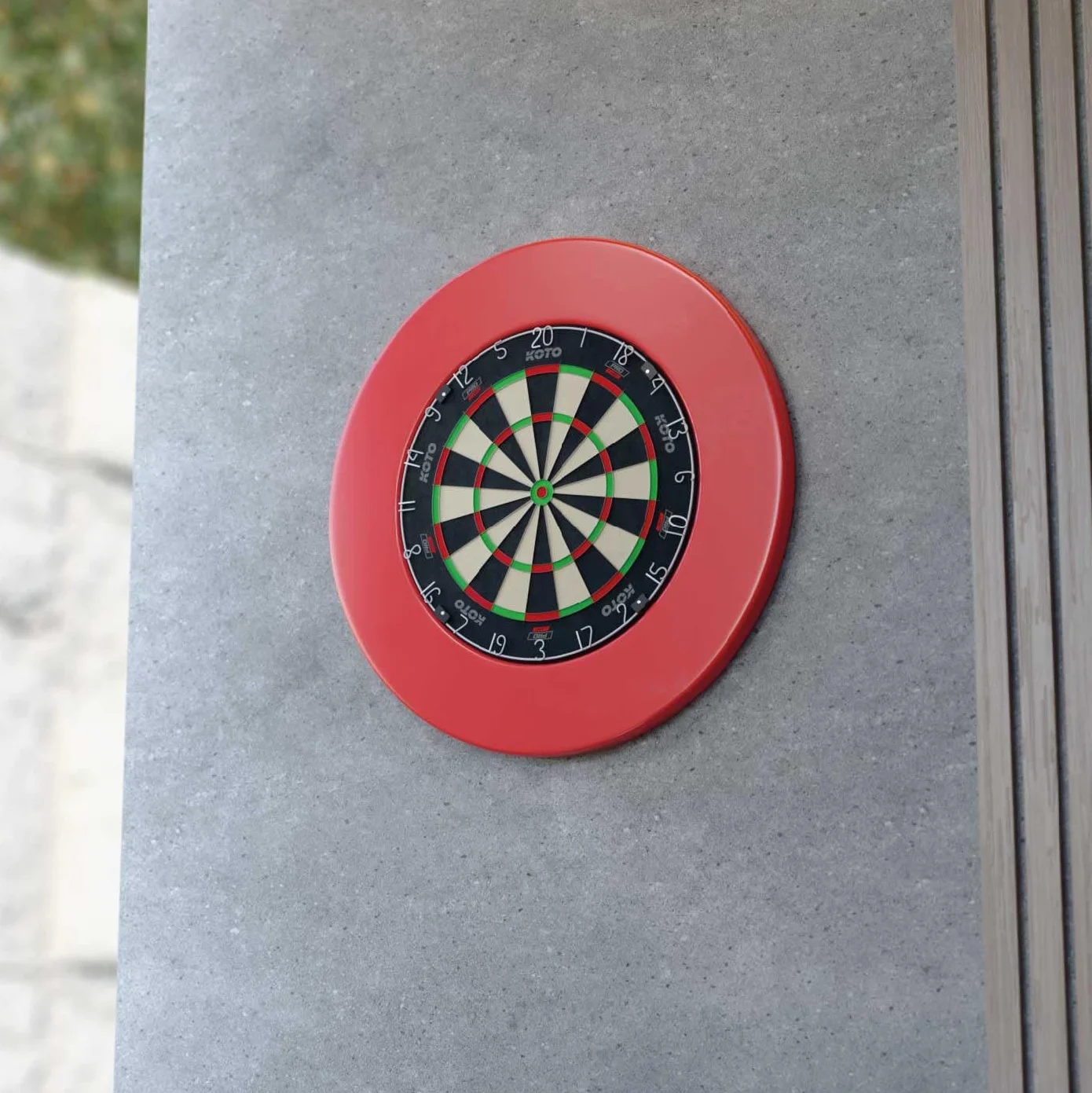 Bersaglio KOTO King Pro, formato ufficiale torneo, cablaggio fine, anello di figure rosse