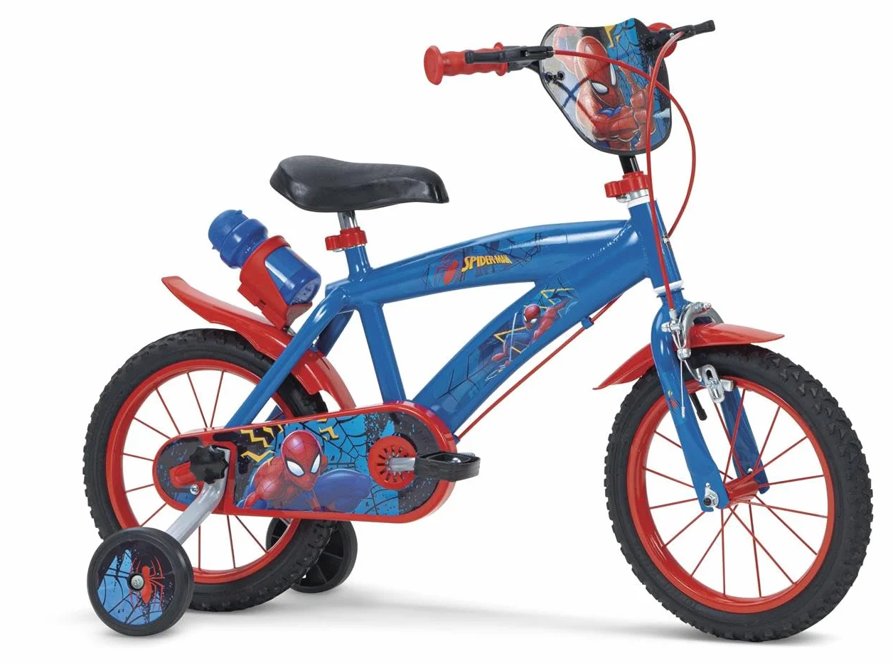 TOIMSA Huffy Bicicletta 14" Spiderman 4/6 Anni