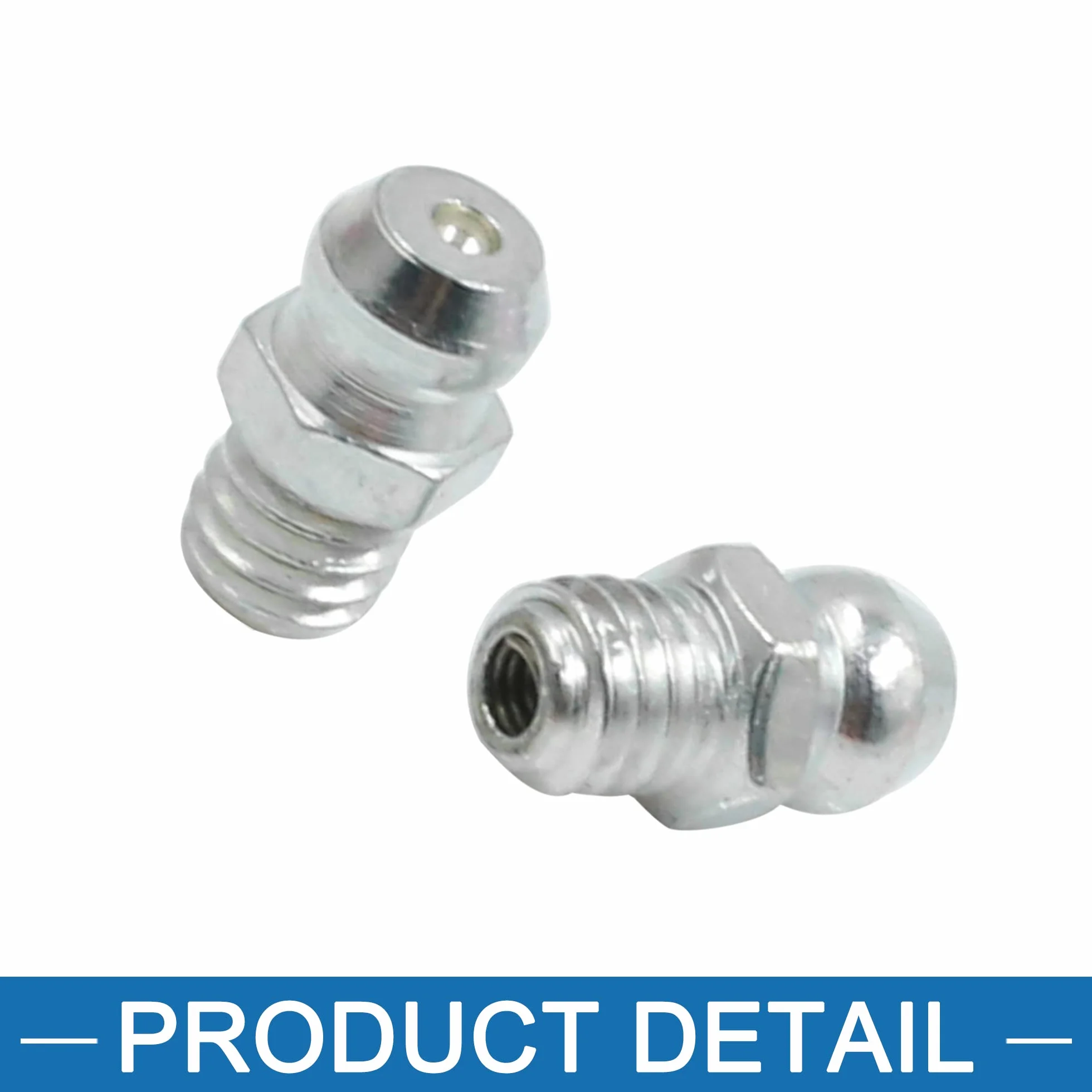 ABSOPRO Nipplo M6 Dritto Grasso Raccordo Cappuccio Polvere Set 30