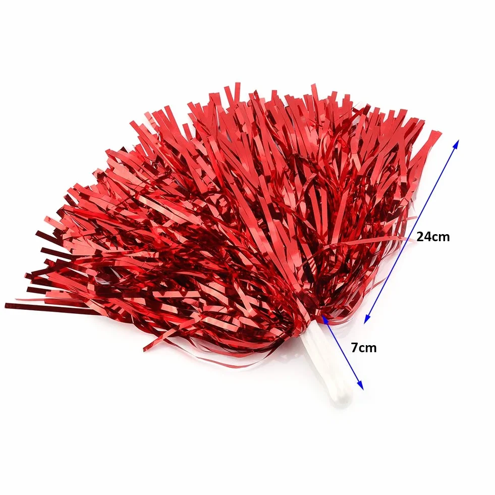 VGEBY 6 Pezzi Cheerleading Pompon, Fiori a Mano Accessori da Ballo per Feste Sportivi