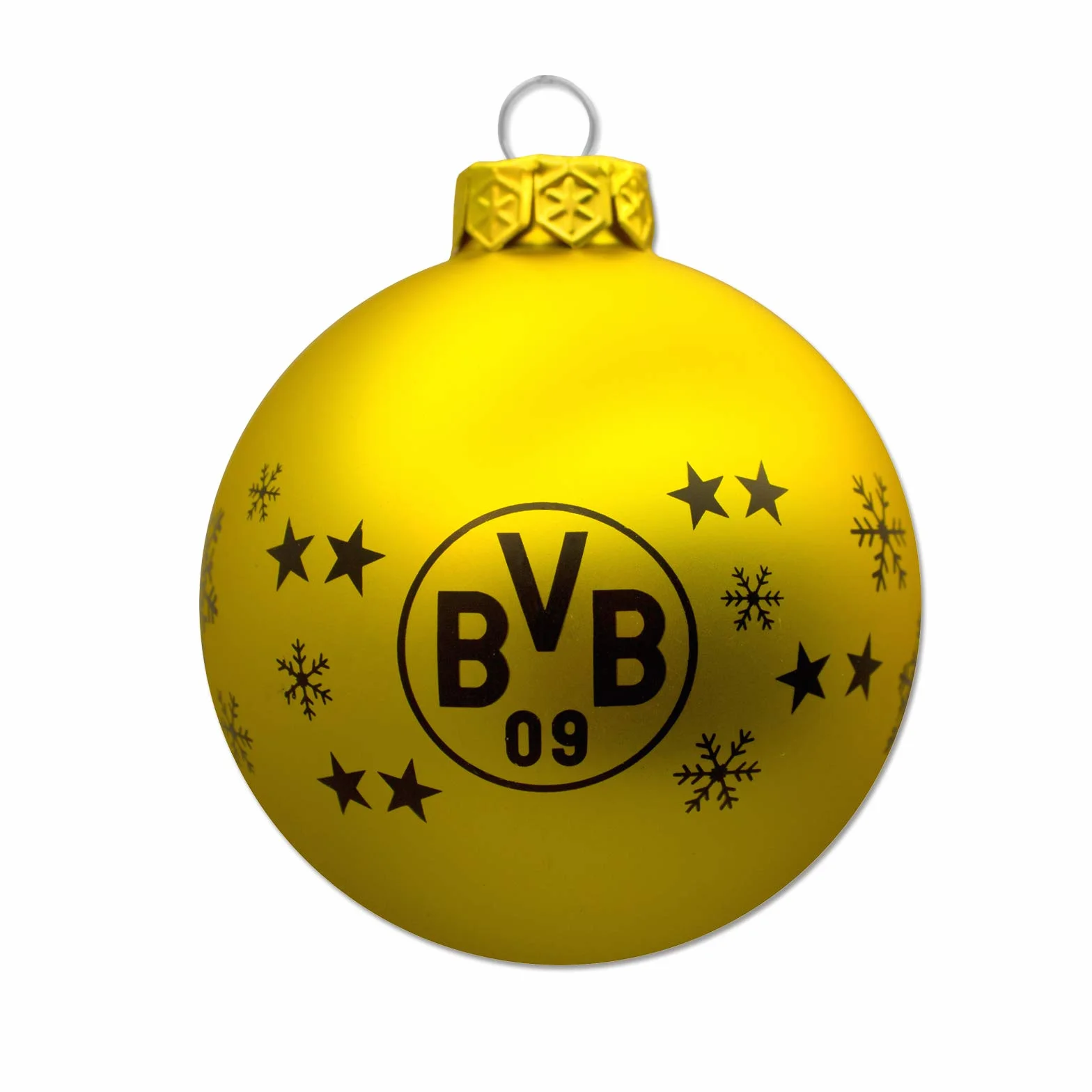 Borussia Dortmund BVB Palle dell'Albero di Natale Set di 4 Giallo