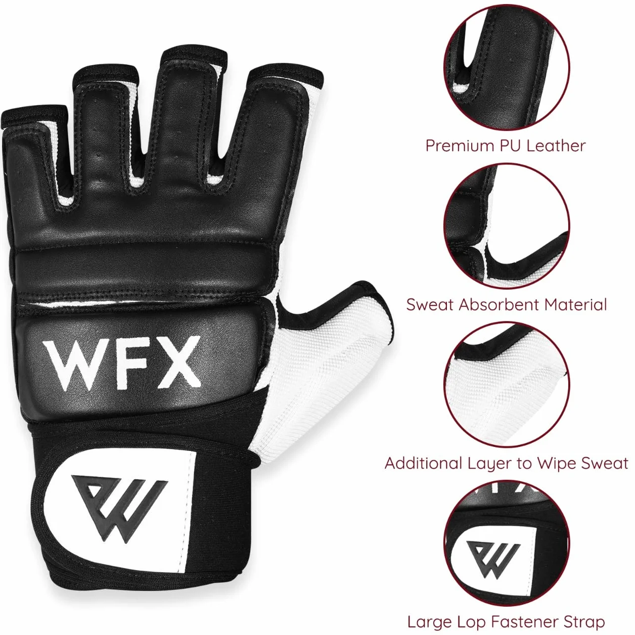 WFX Guantoni da boxe per sacco, MMA, karate, allenamento arti marziali