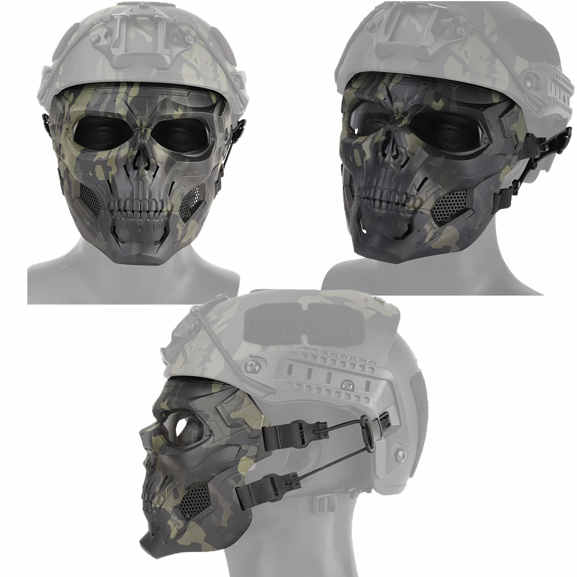 Maschera Softair Tattico Protettiva Skull Messenger