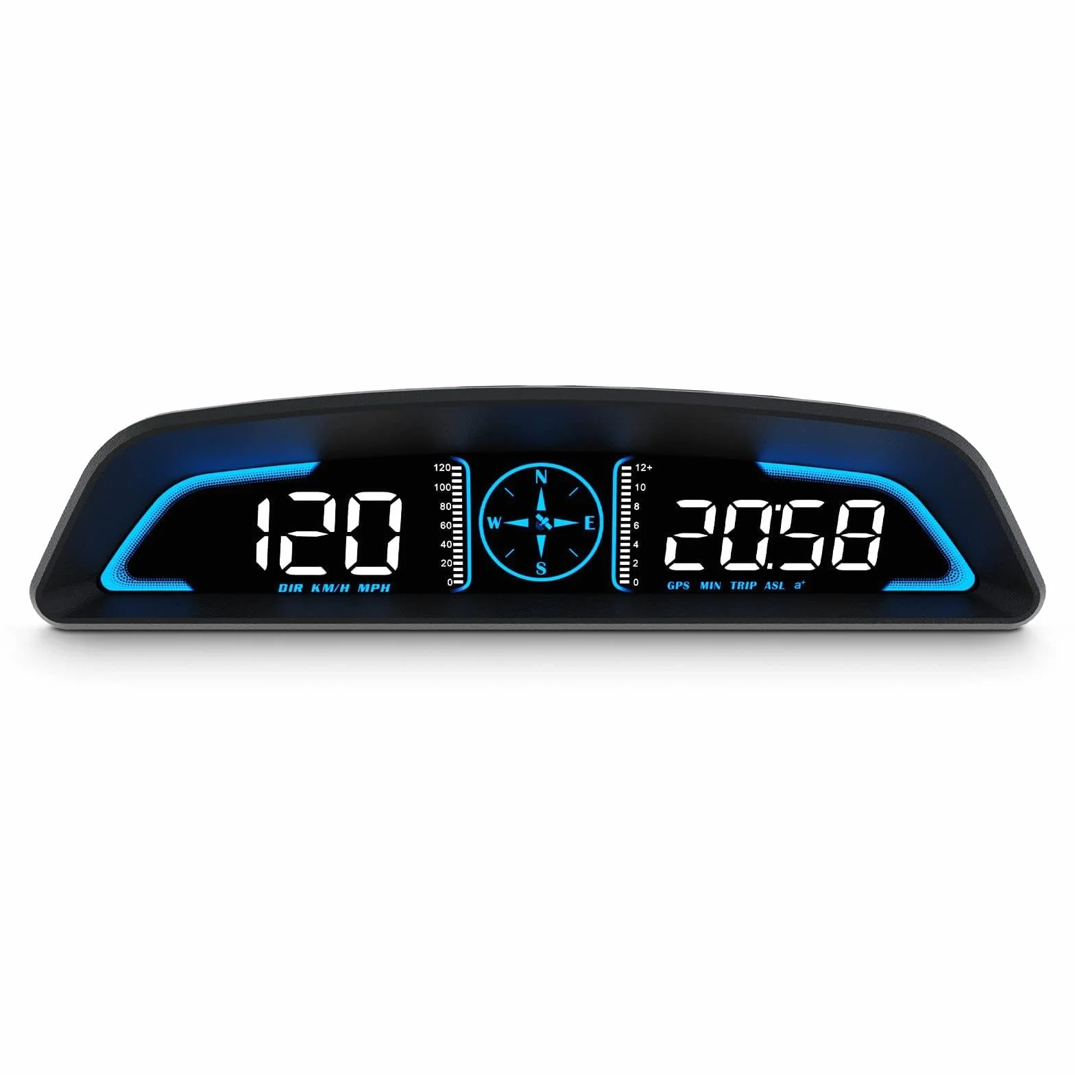 Tachimetro, Ricezione Segnali Satellitari, Visualizzazione Velocità e Altre Funzioni, Car Head Up Display, Applicabile a tutti i Veicoli