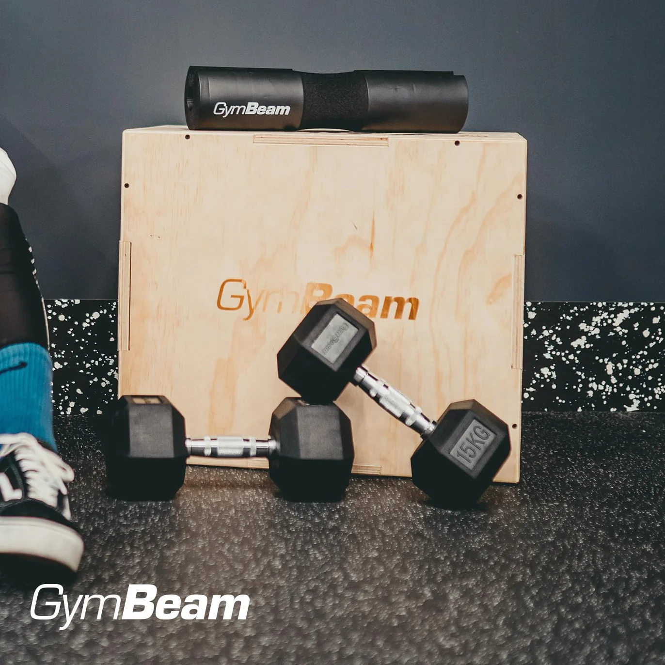 GymBeam Plyo Box 40 x 51 x 61 cm, Scatola Pliometrica in Legno per Palestra