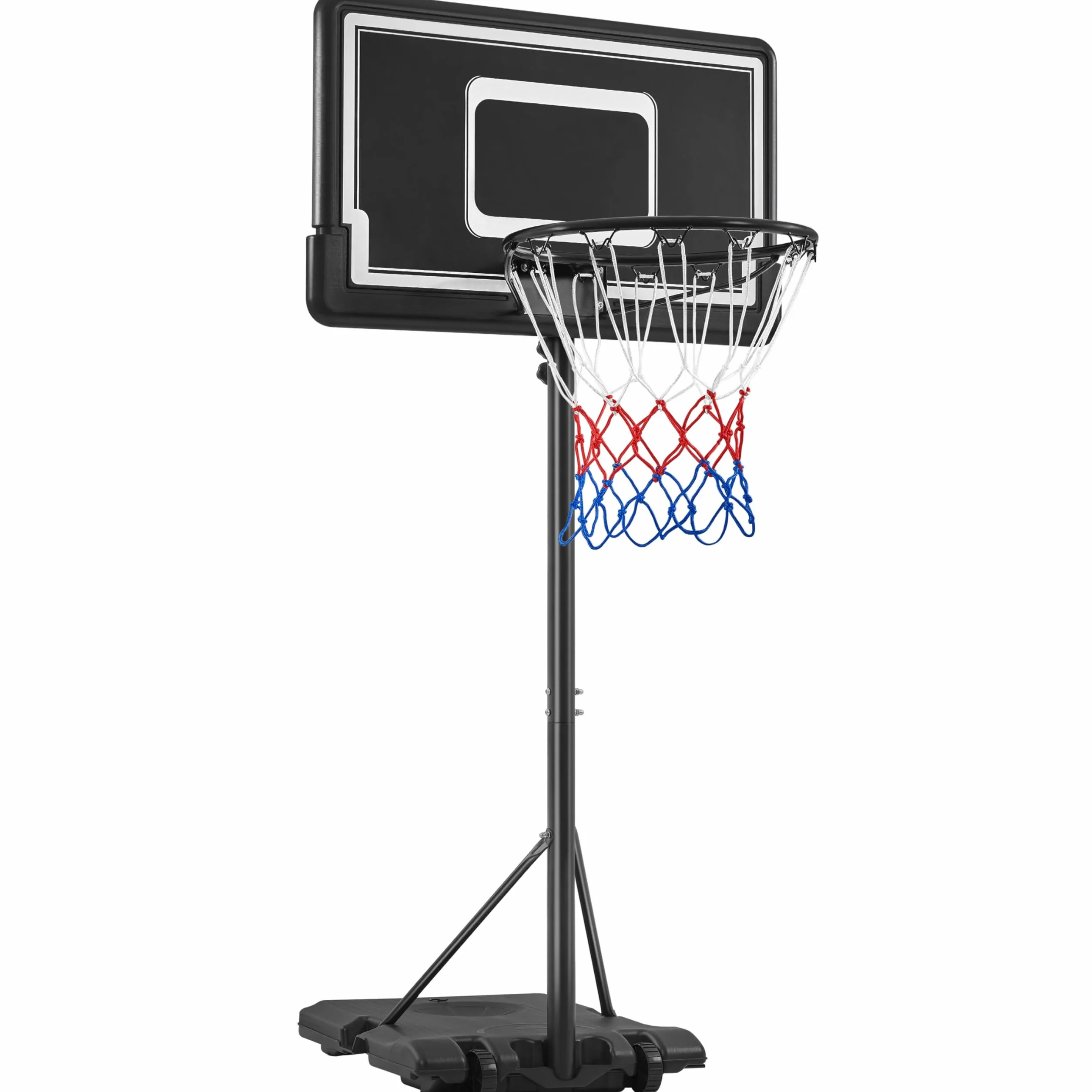 Yaheetech Canestro Basket Esterno Interno Portatile con Colonna Altezza Regolabile