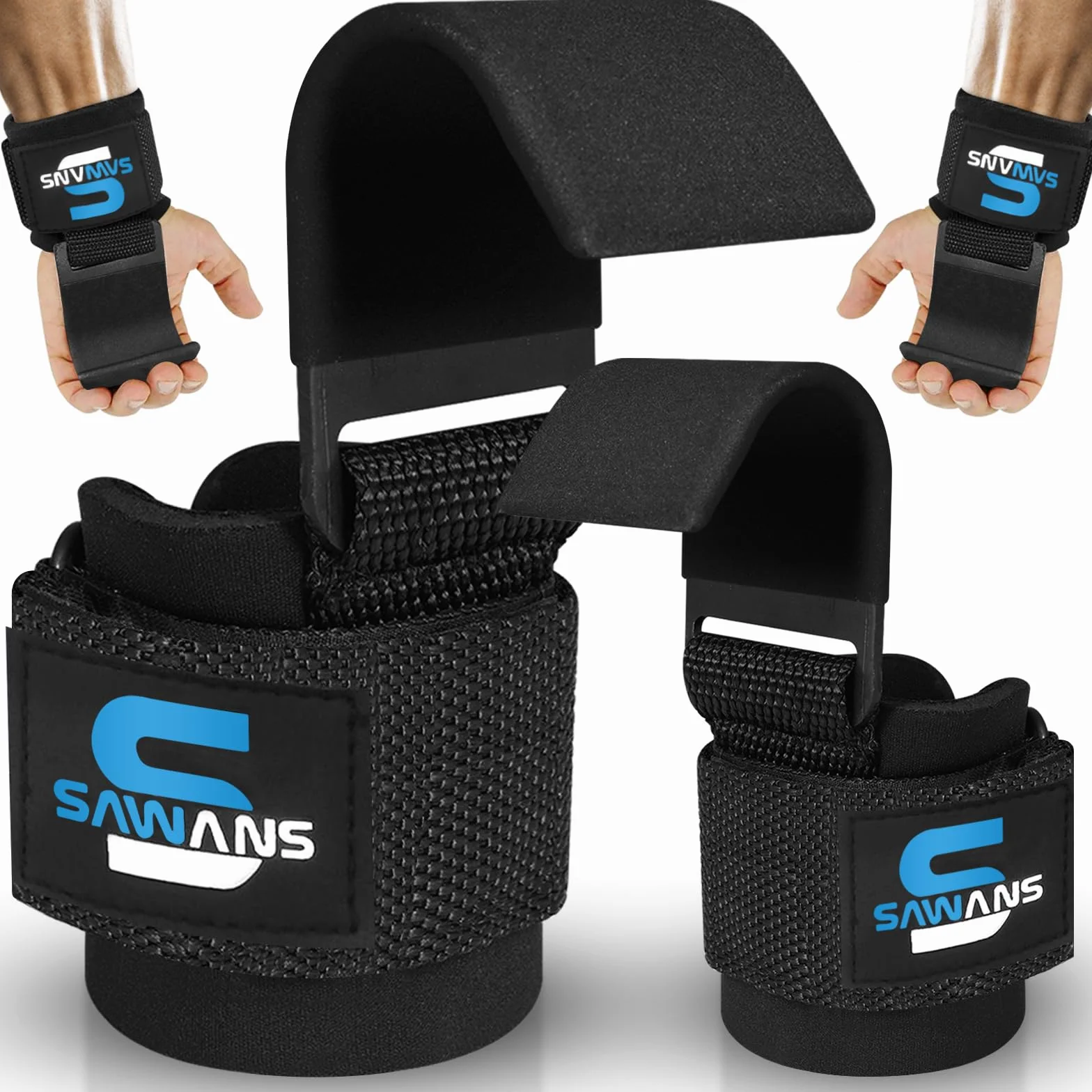 Supporto per il polso con chiusura a strappo per sollevamento pesi