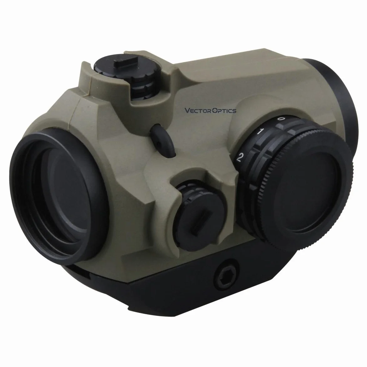 Vector Optics Maverick-III 1x22 SOP Red Dot Visiera Dark Earth Rubber Cover