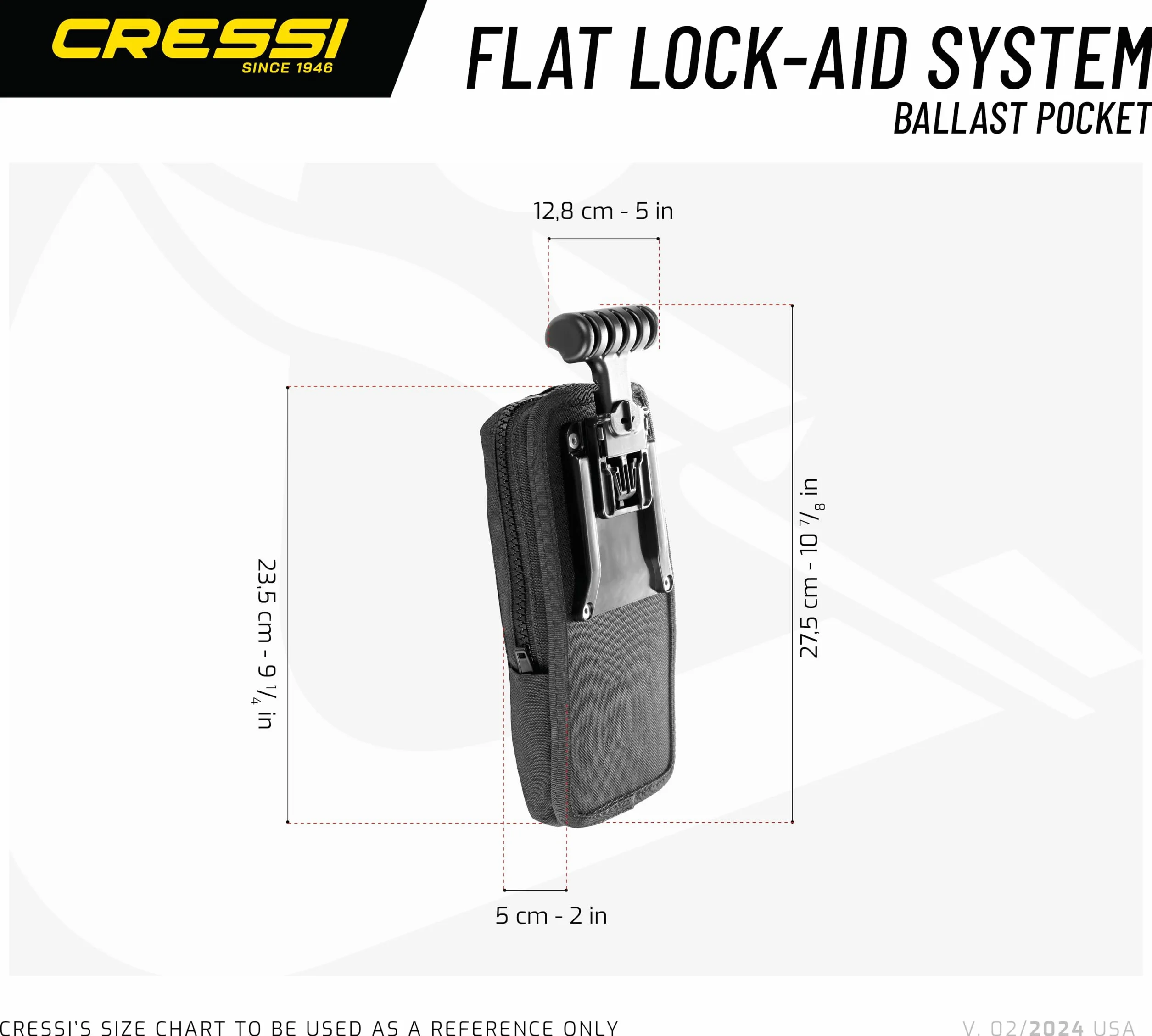 Cressi Tasche Portapiombi per Jacket Immersioni