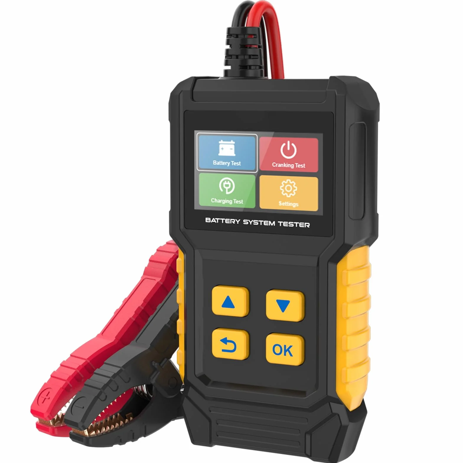 Tester per batteria auto 12V 24V di carico 30-2000 CCA alternatore automobilistico Analizzatore di batteria digitale Tester del sistema di avviamento e carica