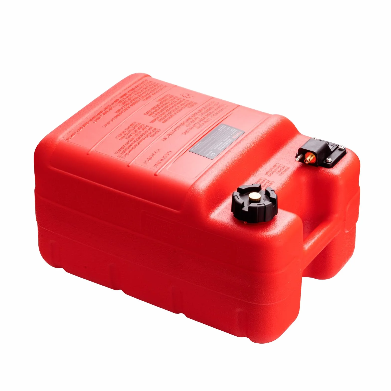 VEVOR Serbatoio Carburante Marino 24 L Portatile per Barche Fuoribordo Plastica Rosso