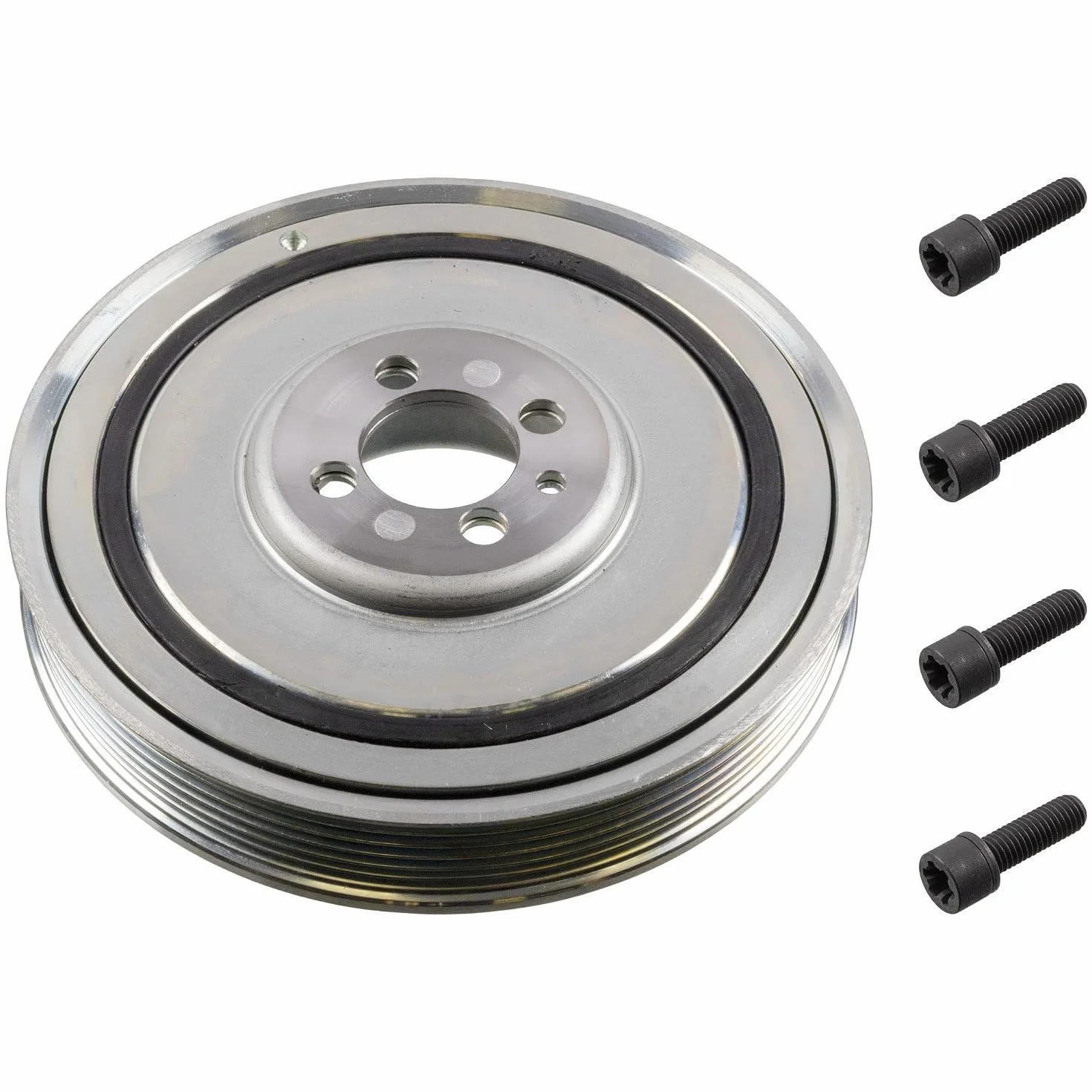 febi bilstein 27822 Puleggia (disaccoppiata) per albero motore, con viti, 1 unità