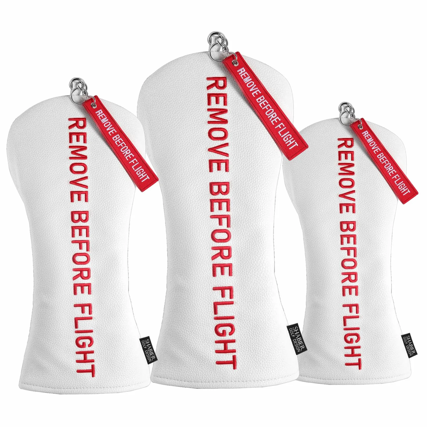 Golf Head Cover with Remove Before Flight Design for Golf Club