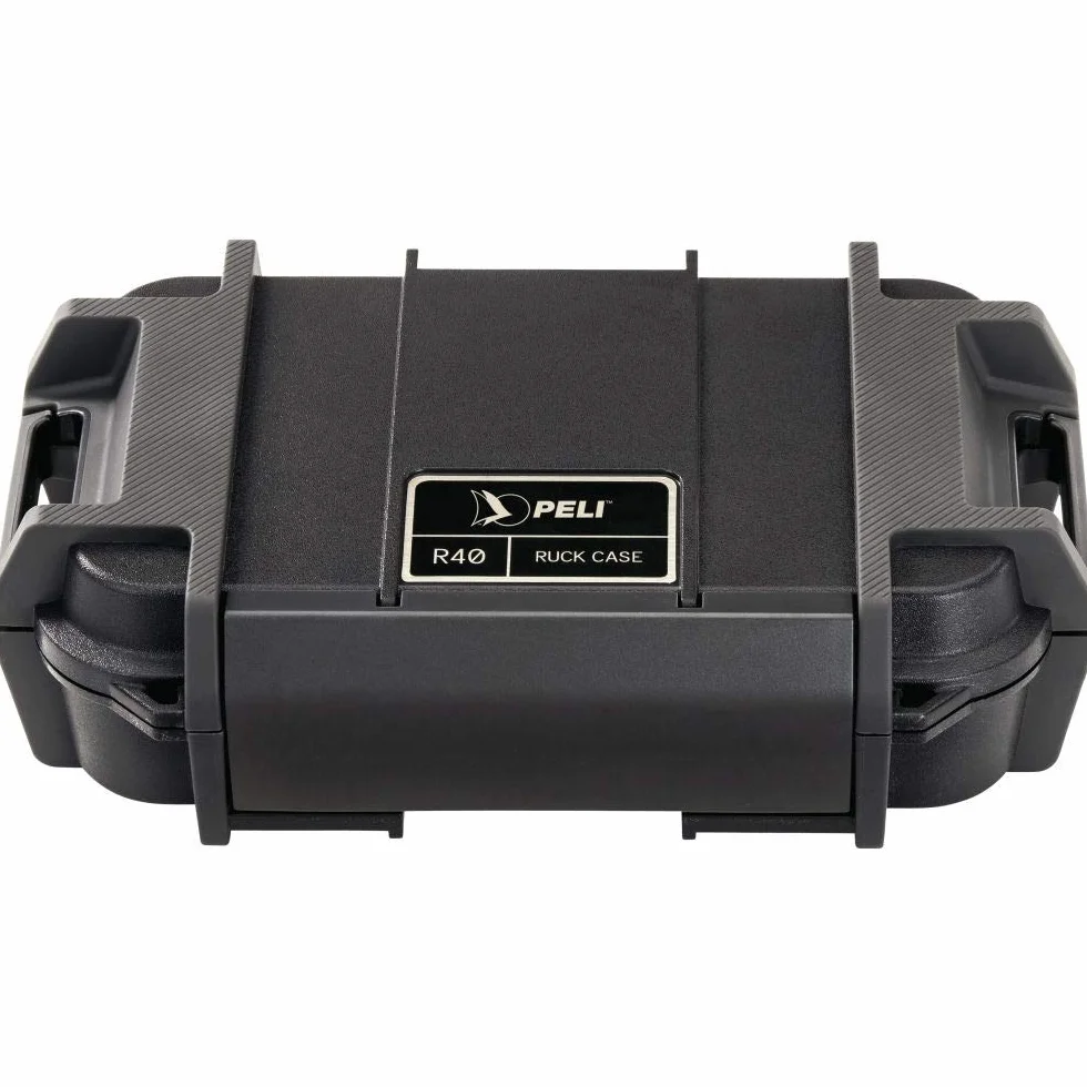 Peli R40 Ruck Custodia per oggetti personali, Protezione antiurto IP68 Impermeabile, Capacità 1.12L, Nero