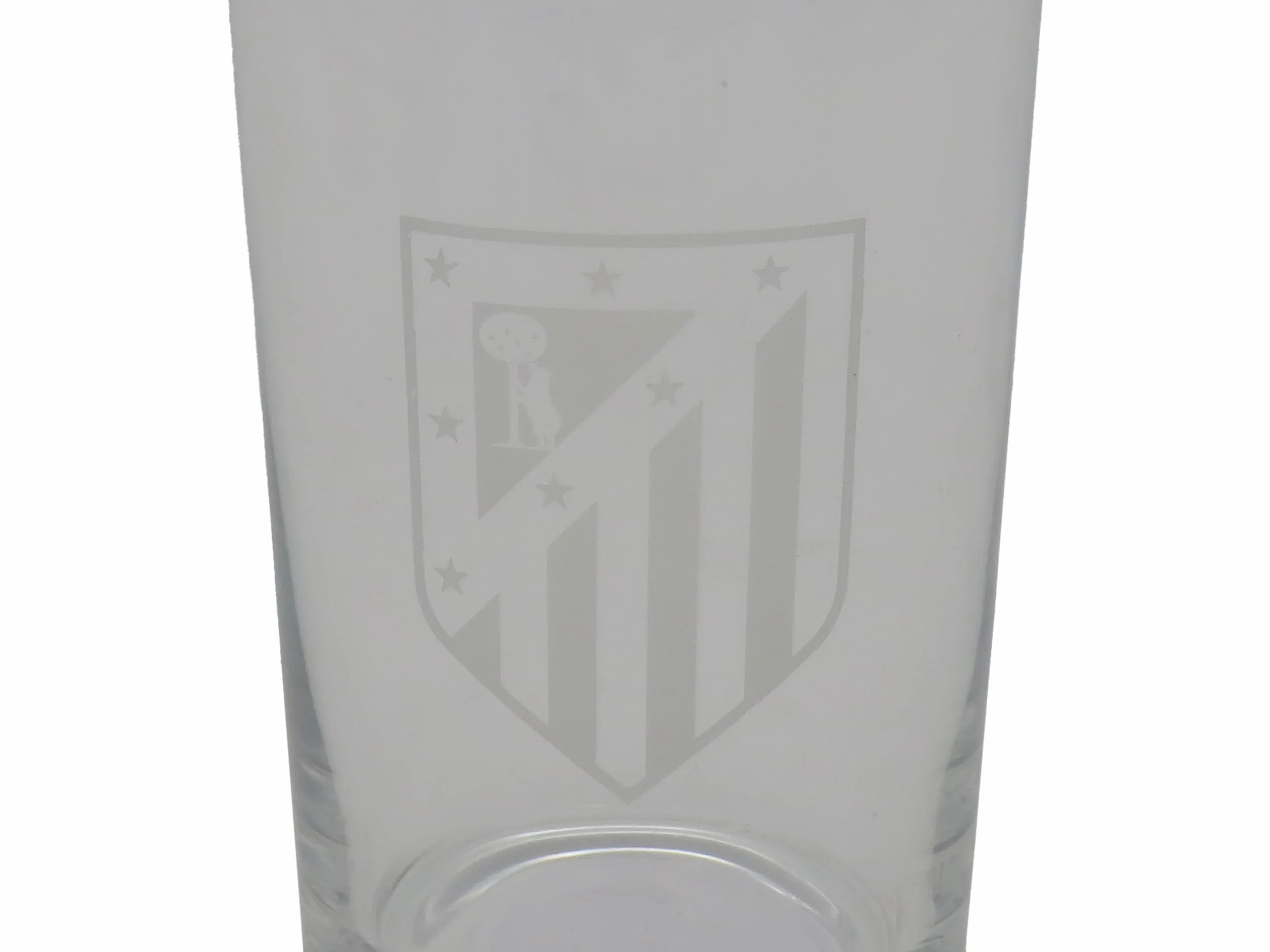 CYPBRANDS Atlético de Madrid Bicchiere da acqua resistente lavabile in lavastoviglie adatto microonde Prodotto ufficiale