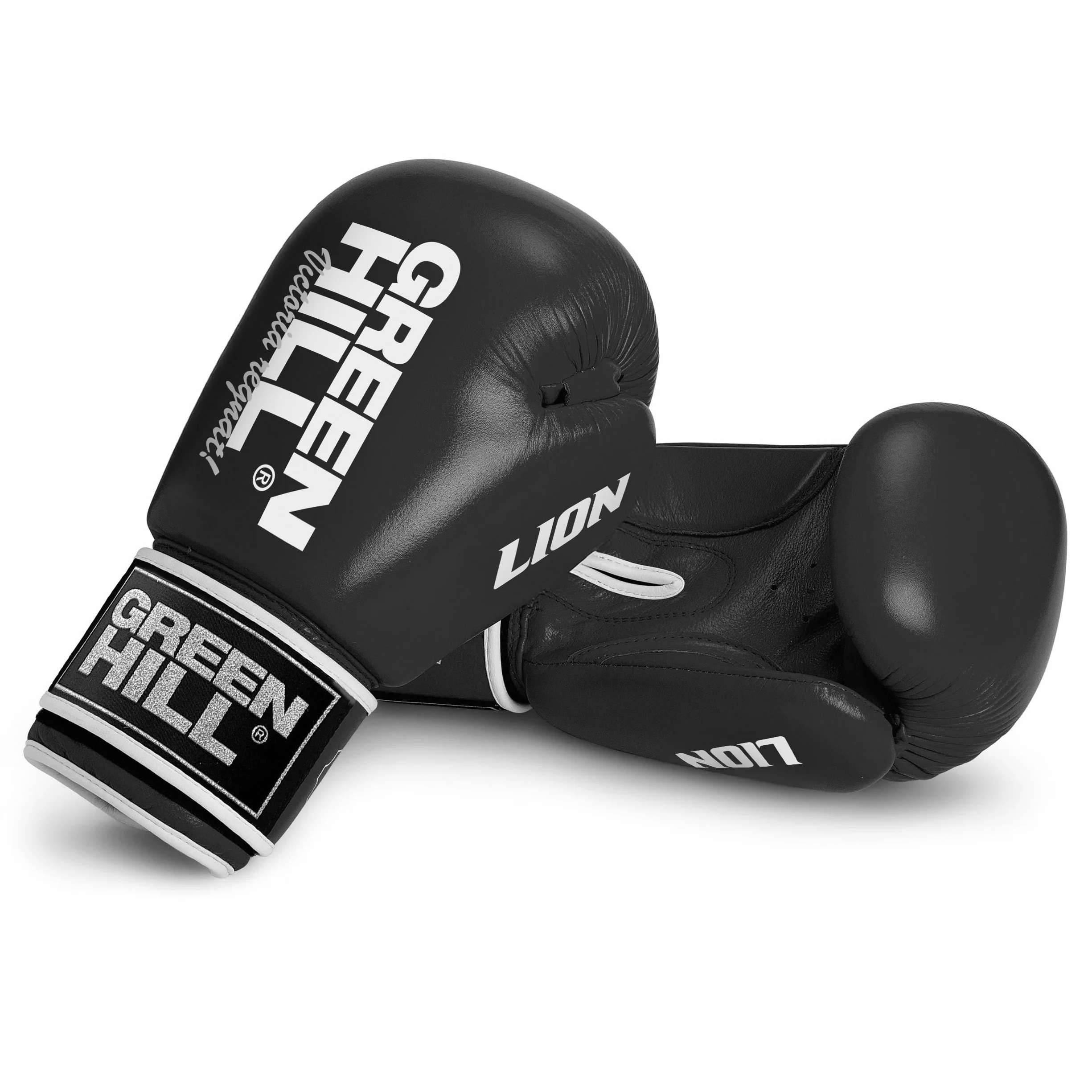 GREEN HILL Guanti Boxe Lion Pelle Antishock Pugilato