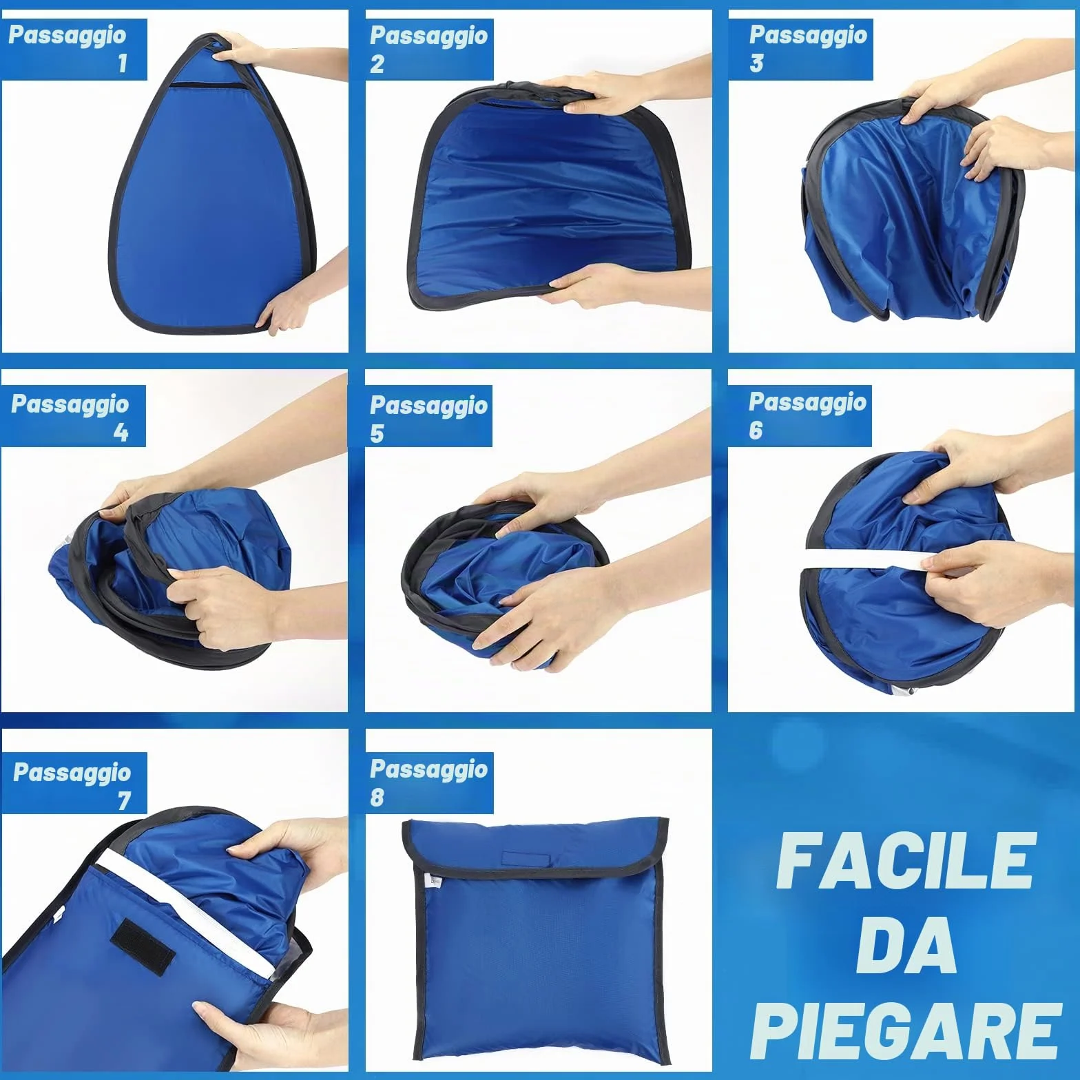 Mini Tenda Parasole da Spiaggia Pop Up Beach, Protezione UV, Istantanea con Custodia, Leggera Impermeabile per Campeggio e Viaggi