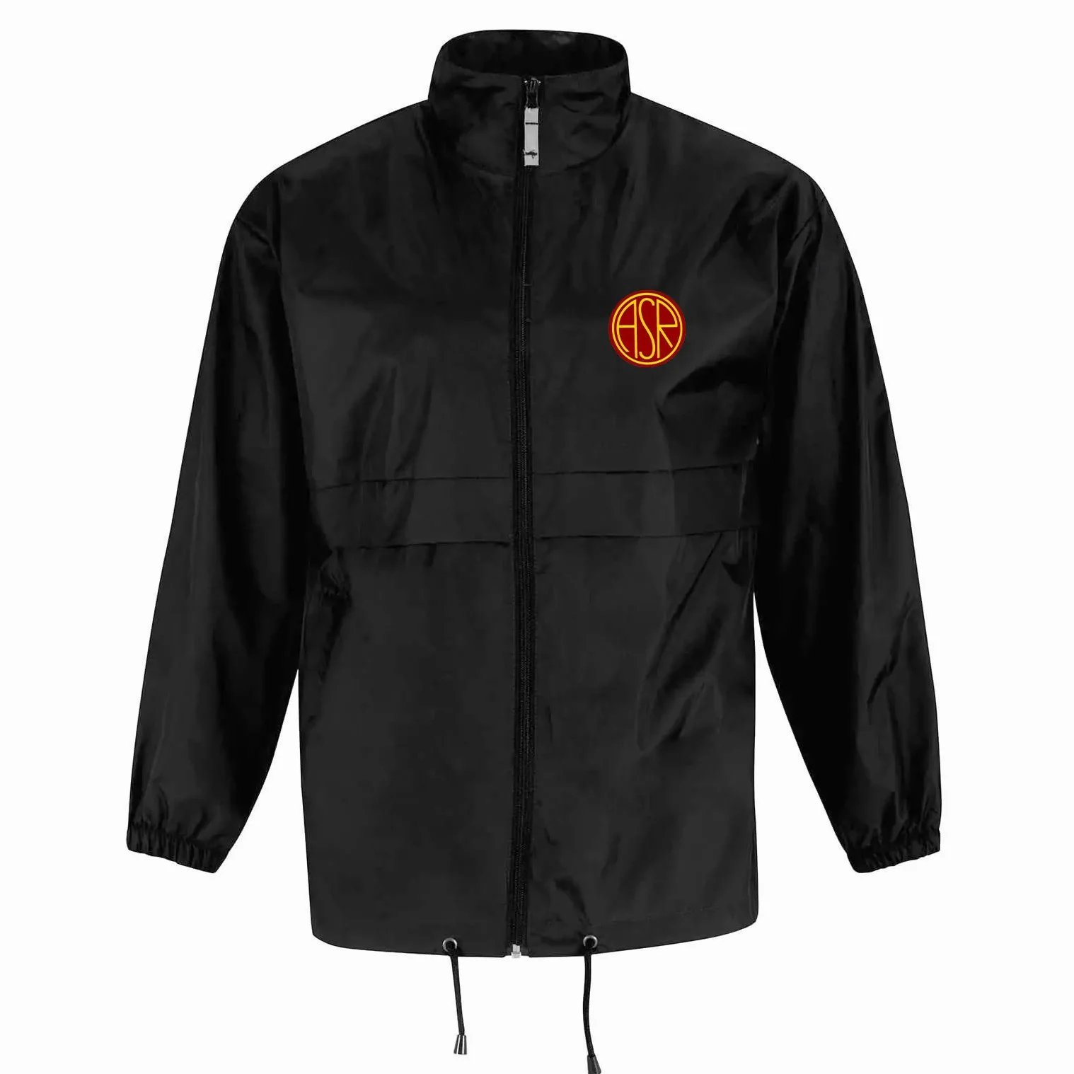 AS Roma Antivento Full Zip Asr Nero Antivento Unisex - Adulto