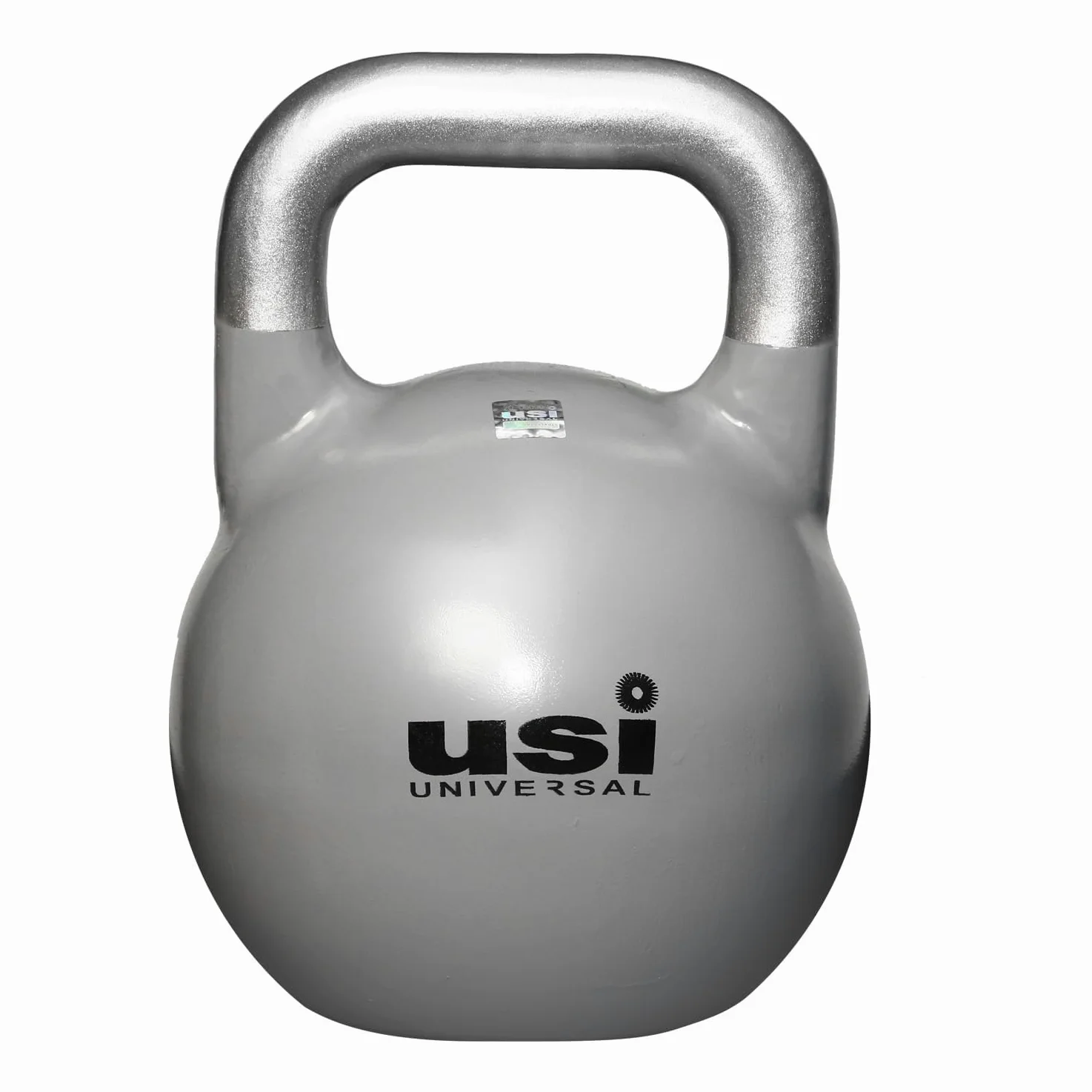 USI UNIVERSAL THE UNBEATABLE Kettlebell per fitness, kettlebell per palestra domestica, CKB Competition Kettle bell con struttura cava in acciaio, manico largo strutturato e base larga