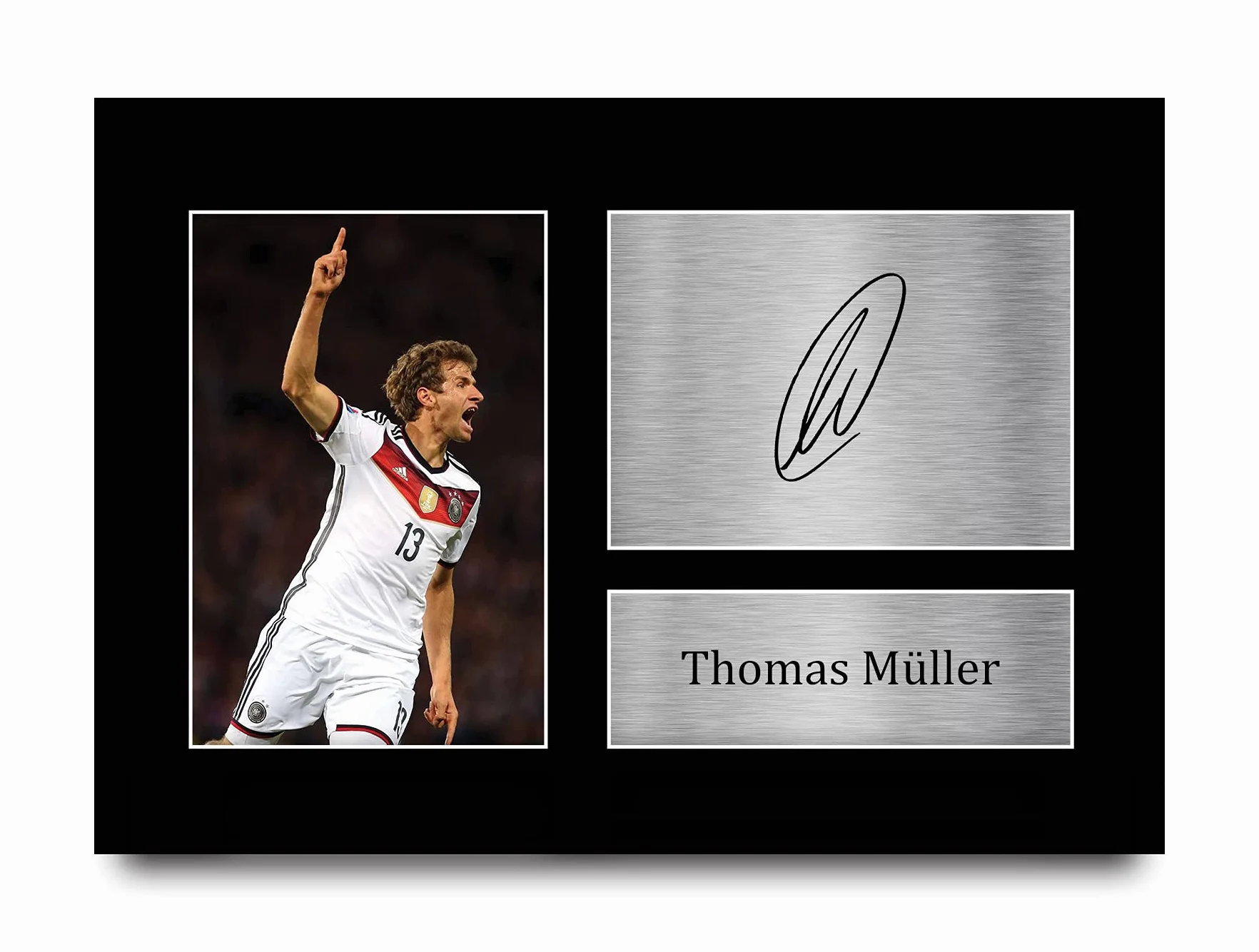 Thomas Muller Germany Immagine Autografia Stampa A4 Fan Sostenitori