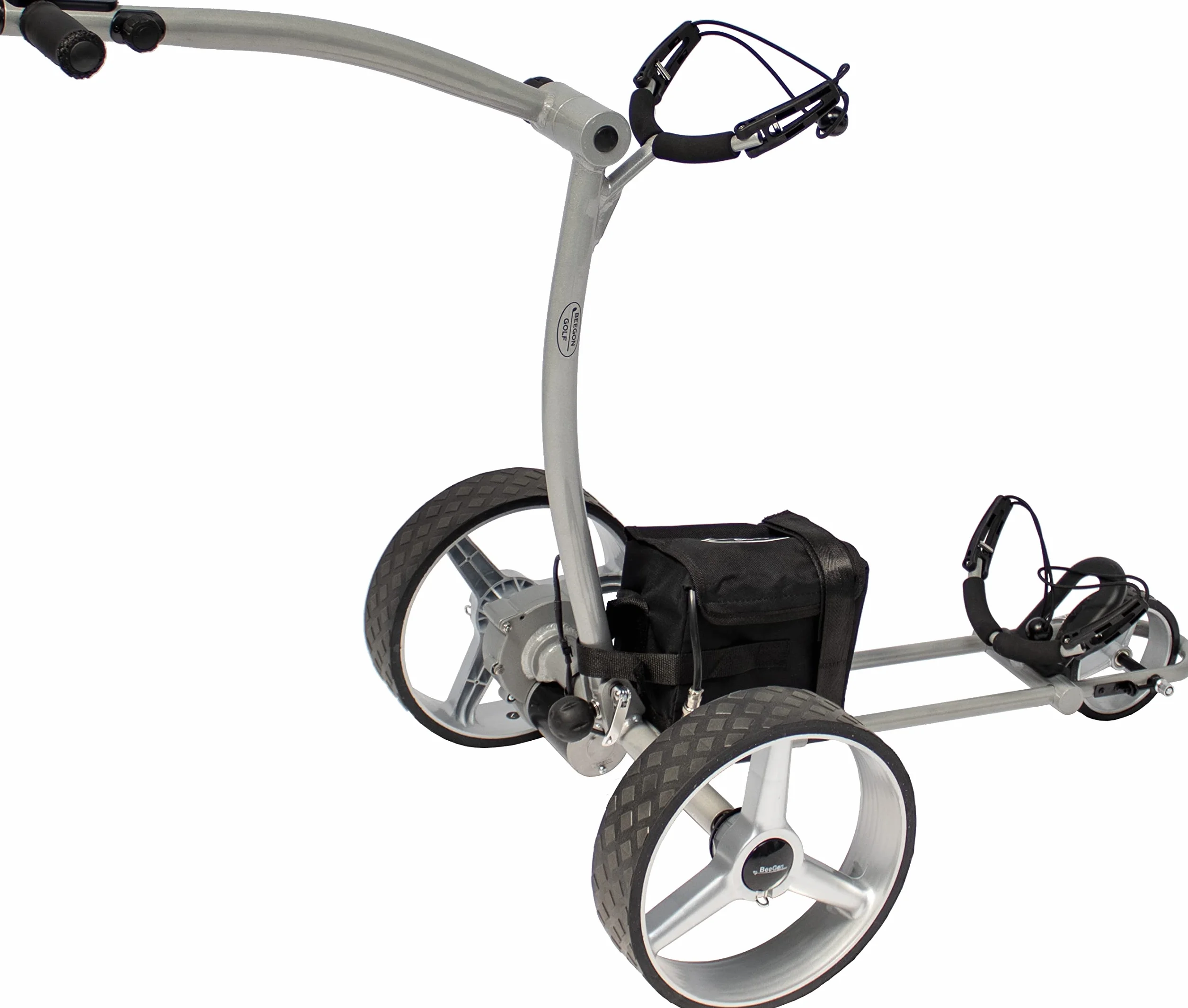 BeeGon Golf Carrello Elettrico GT-X400 PRO Grigio Argento 33 Ah