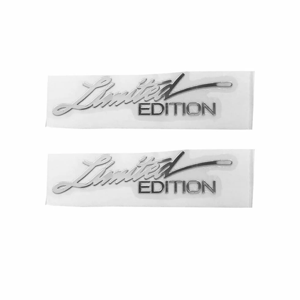 Asudaro - Adesivo decorativo in edizione limitata, 2 pezzi, 75 x 18 mm, autoadesivo, autoadesivo, edizione limitata, adesivi creativi in PVC, per SUV, camion, barche