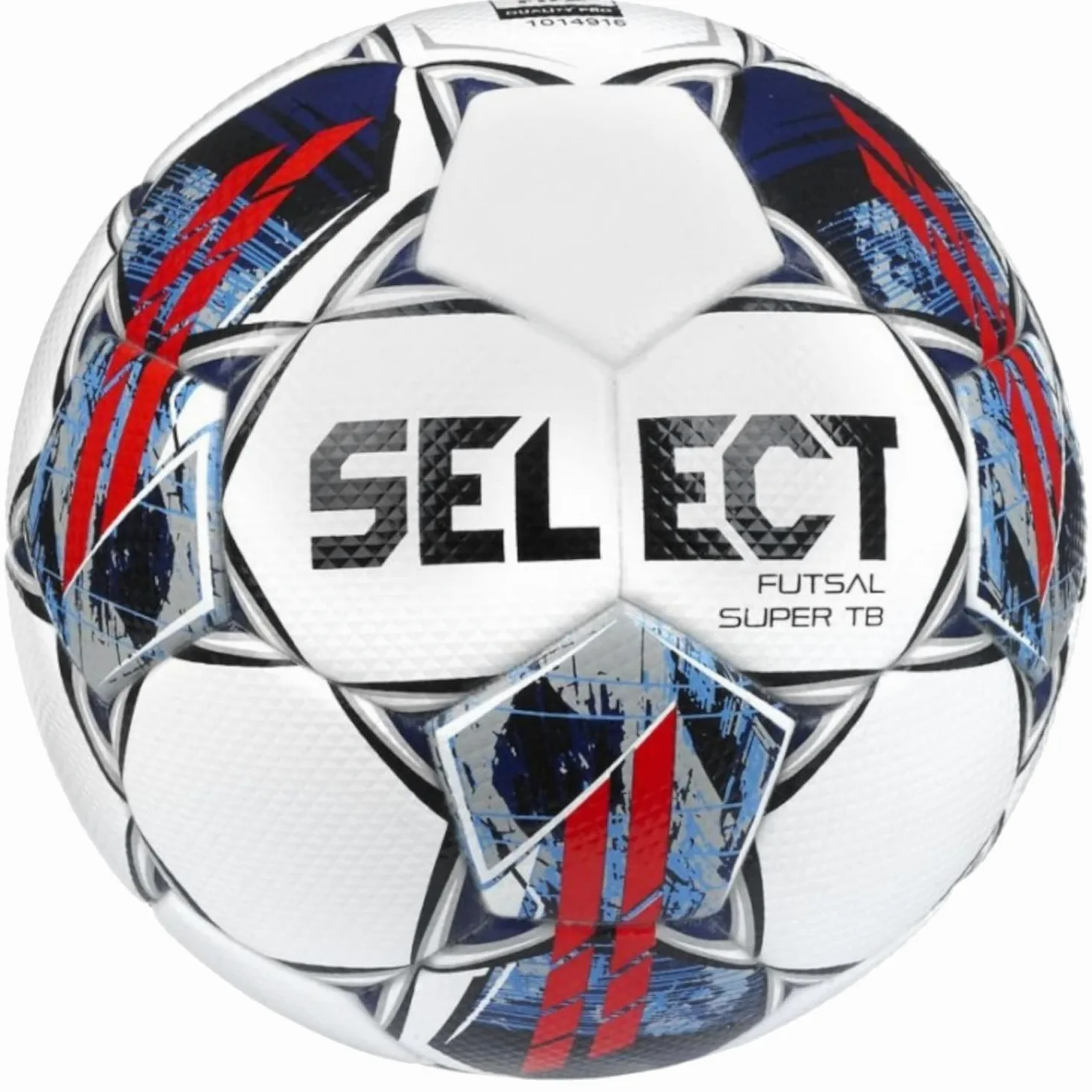 Select Futsal Super TB V22 FIFA Quality PRO Ball Futsal Super Wht-Blk, Womens,Mens Footballs, White, 4 EU