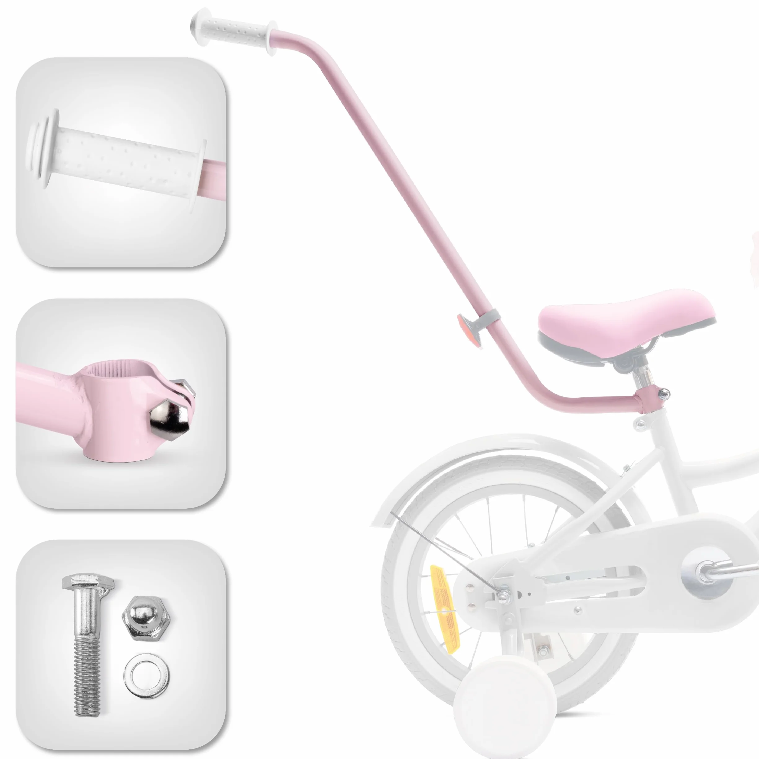 Sun Baby Barra di Spinta per Bambini Supporto per Bicicletta Dispositivo per Imparare