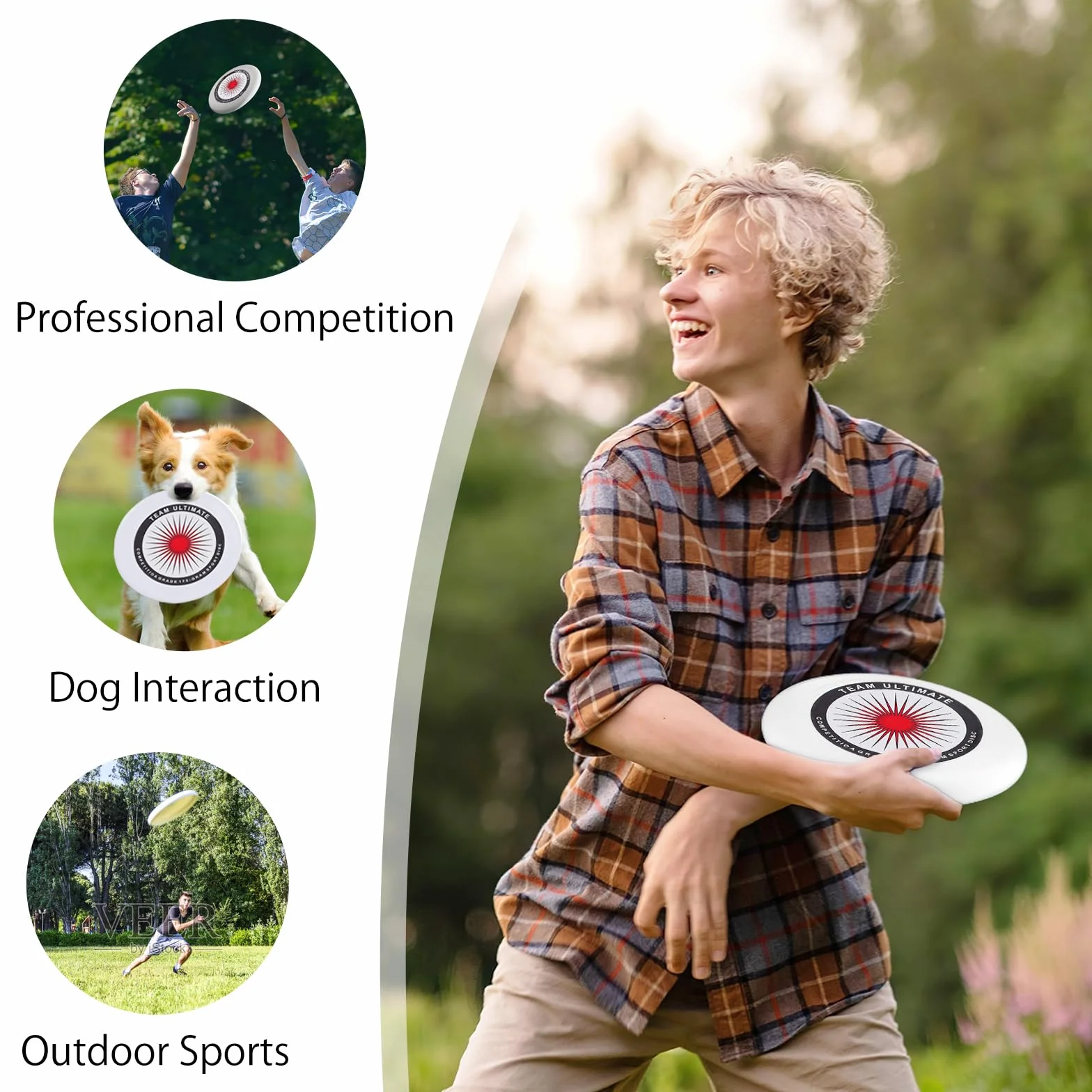 VOSSOT Frisbee competitivo 175 g Ultimate Frisbee Disc plastica organica per professionisti