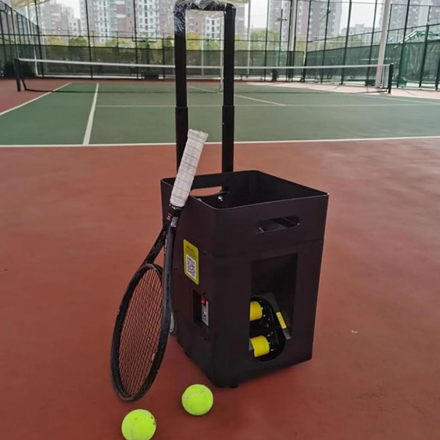 Macchina Lanciapalle Tennis Portatile Automatica Intelligente con Telecomando e App