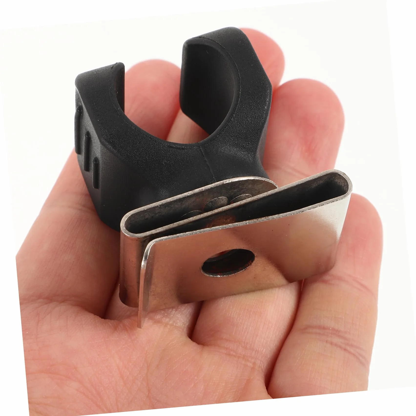 Supporto Clip Torcia Elettrica Casco Sicurezza 20-27 Mm, Accessorio Elmetti Fissaggio Sicuro