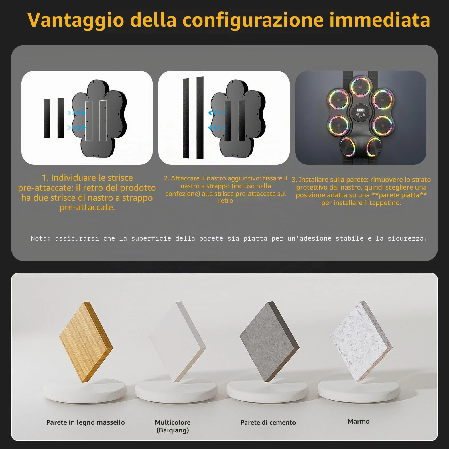 Macchina da boxe musicale, attrezzatura da palestra con guantoni da boxe, Smart Bluetooth, per adulti e bambini, bersaglio elettronico da boxe, fitness per casa, ufficio, palestra