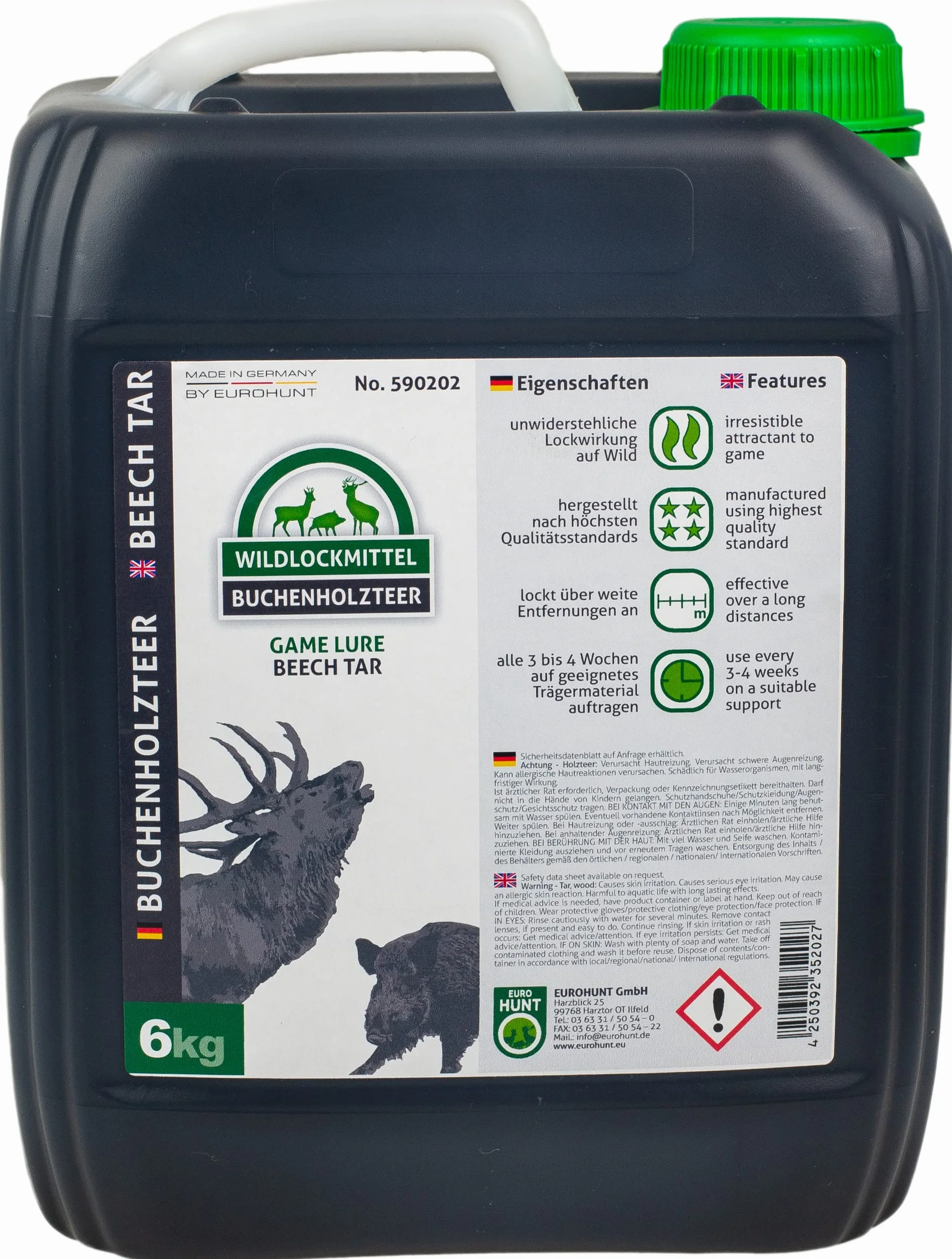 Eurohunt Catrame di legno di faggio 5 l
