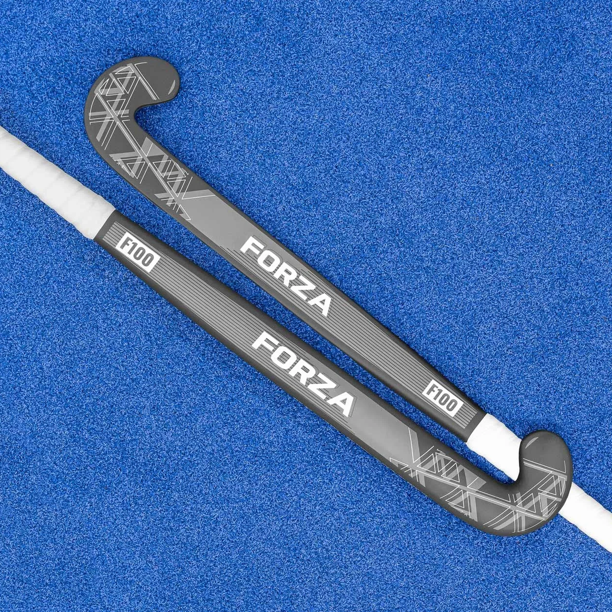 FORZA Mazza da Hockey F100-100% in Fibra di Vetro con Arco Medio