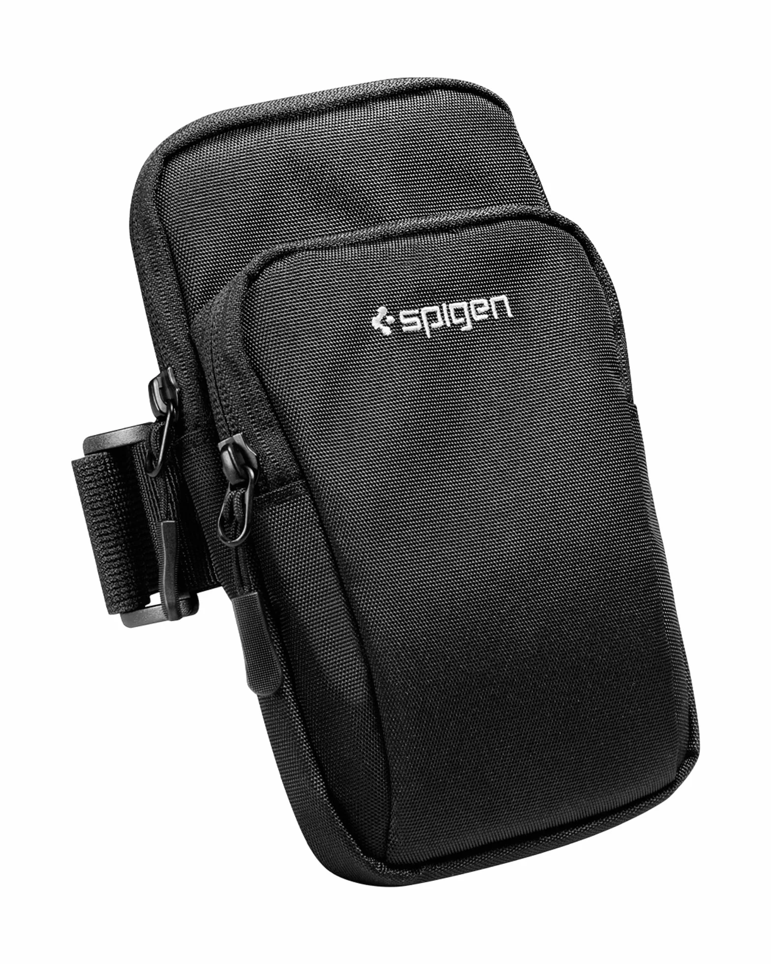 Spigen Dynamic Shield Porta Cellulare da Corsa Fino a 6.9" Fascia da Braccio Compatibile con iPhone 15 14 13 12 11 Pro Max, Samsung S24 S23 Ultra - Nero