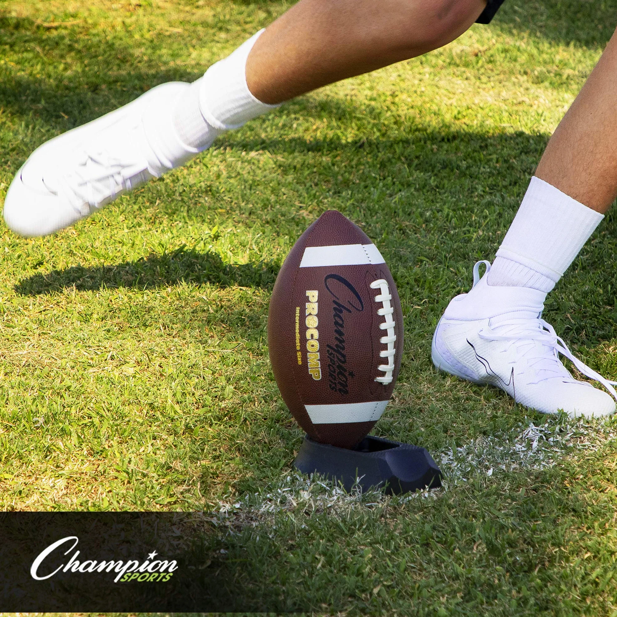 Champion Sports Football Kicking Tee Set – Supporto per palloni da calcio – Blocco per calci