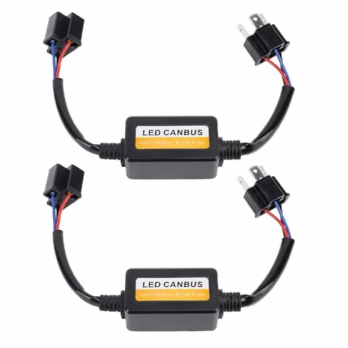 Decodificatore CanBus LED per Fari H4 Resistenza Plug Riproduzione Antiflullenti DC 9-30V