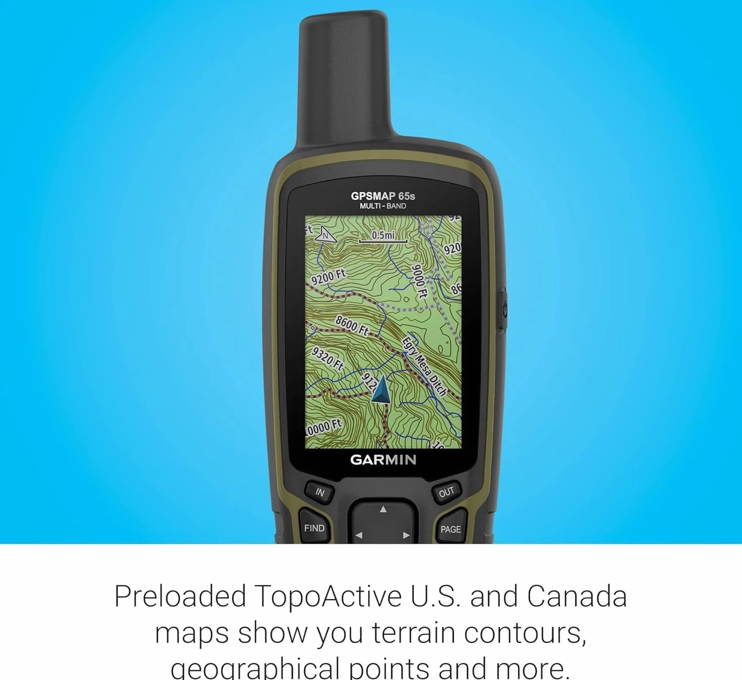 Garmin GPSMAP 65s lokalizator GPS Personalny Czarny 16 GB TFT 2.6" 160x240 Pixel